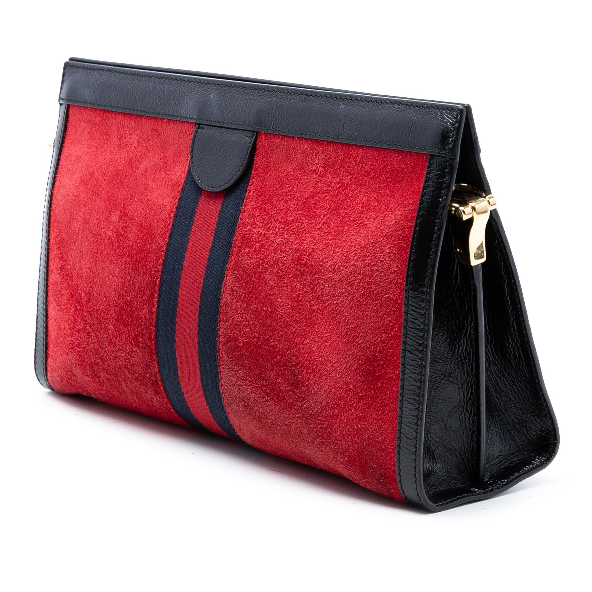 Gucci Medium Suede Web Ophidia Chain Shoulder Bag Size ONE SIZE - 2 Thumbnail