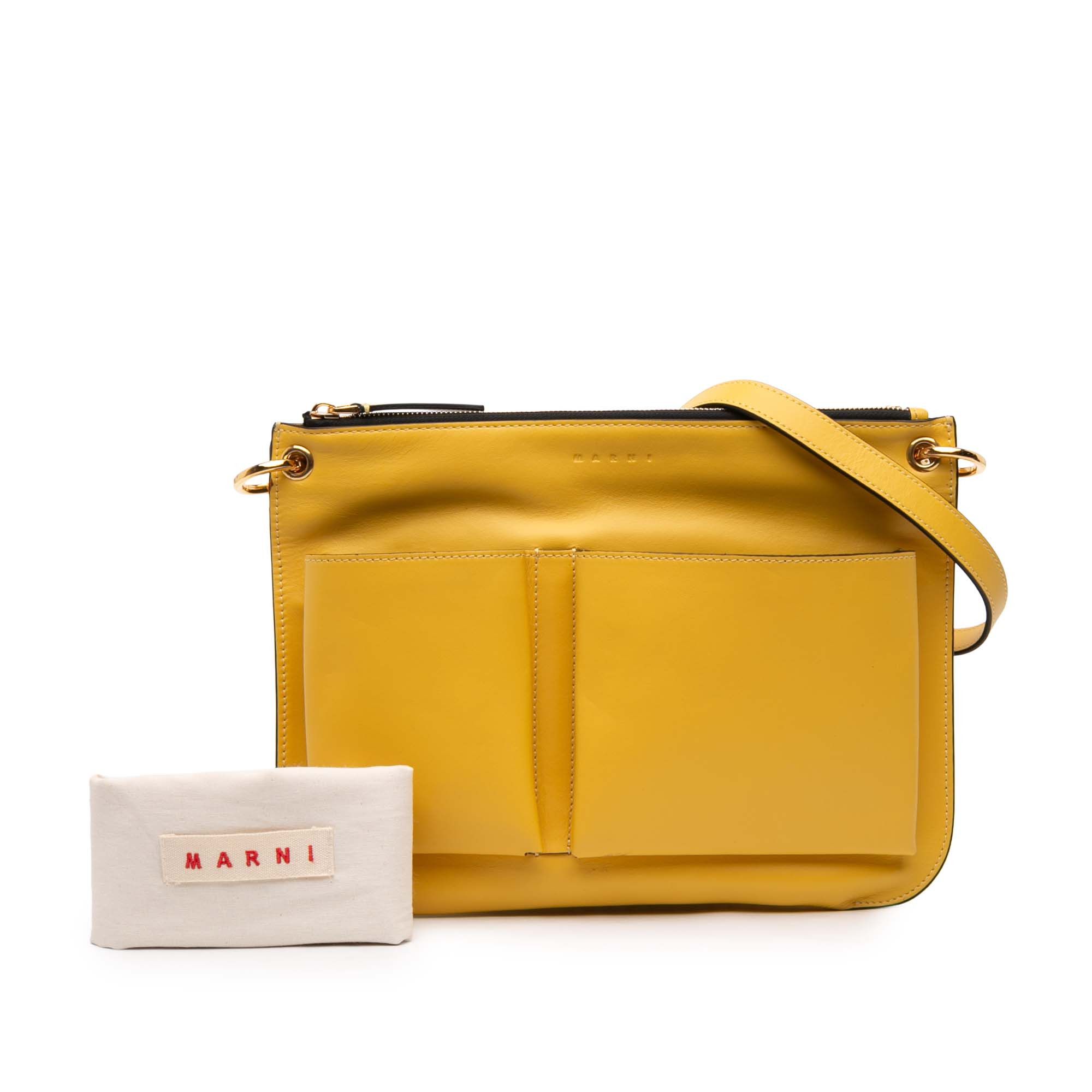 Marni Leather Pocket Crossbody Size ONE SIZE - 14 Thumbnail