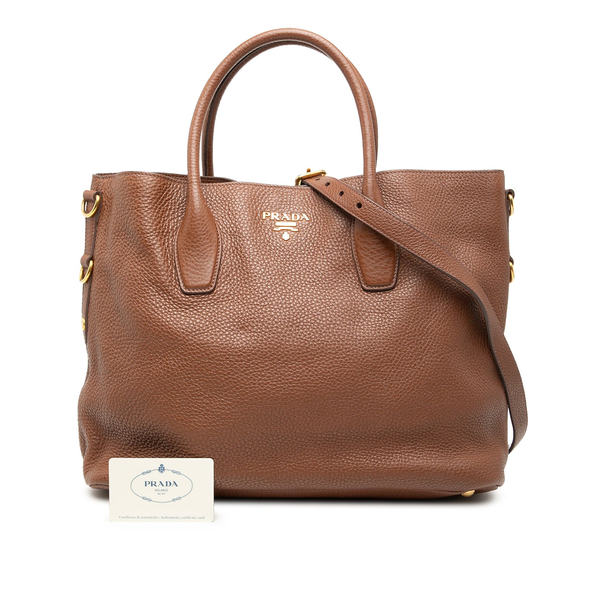 Prada Vitello Daino Open Convertible Tote Size ONE SIZE - 7 Thumbnail