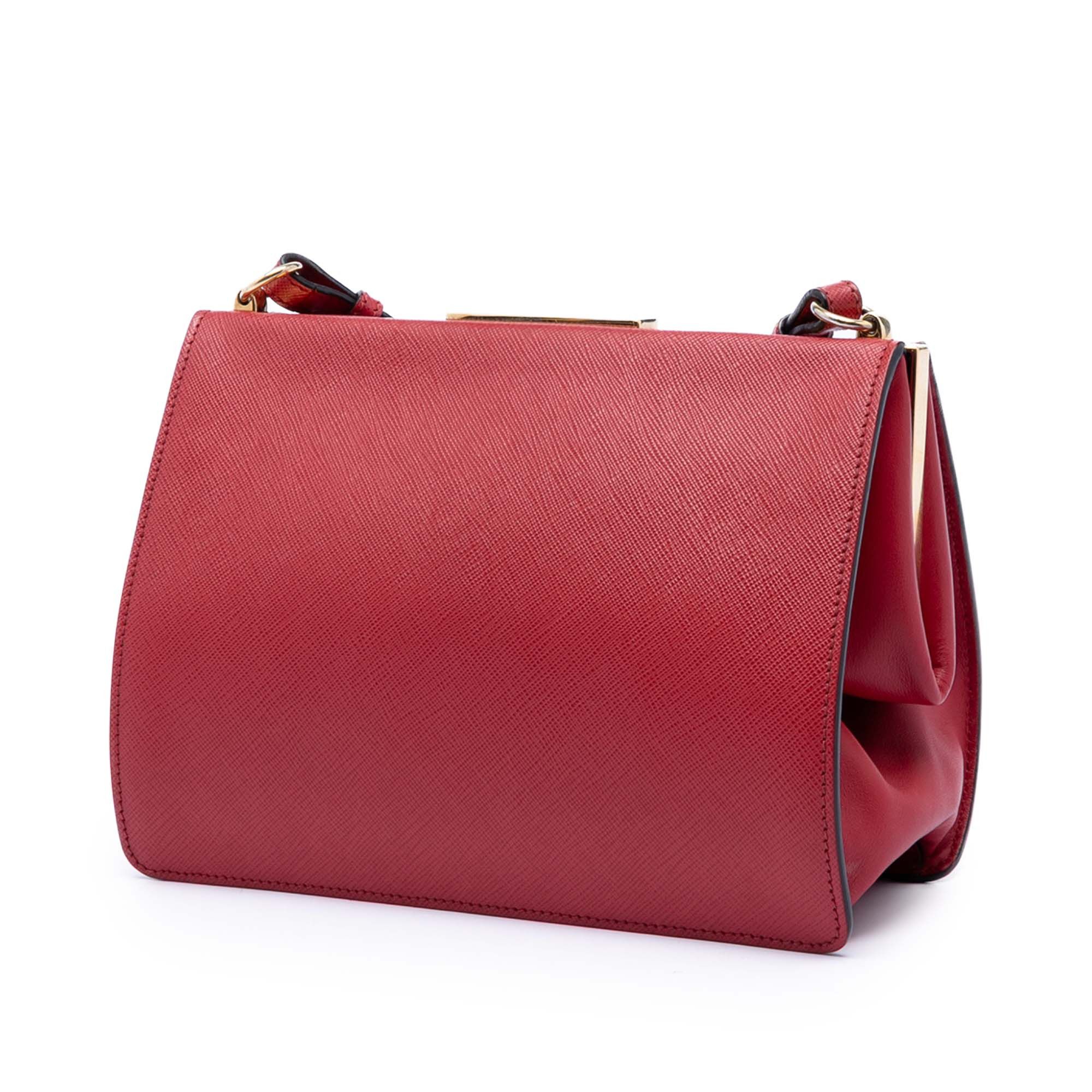 Prada Saffiano and City Calf Light Frame Crossbody Size ONE SIZE - 2 Thumbnail