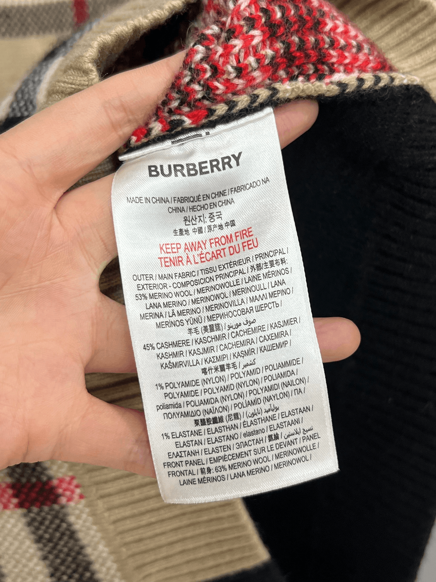 Burberry Burberry Knit Plaid Sweater xs Men Size US XS / EU 42 / 0 - 3 Thumbnail