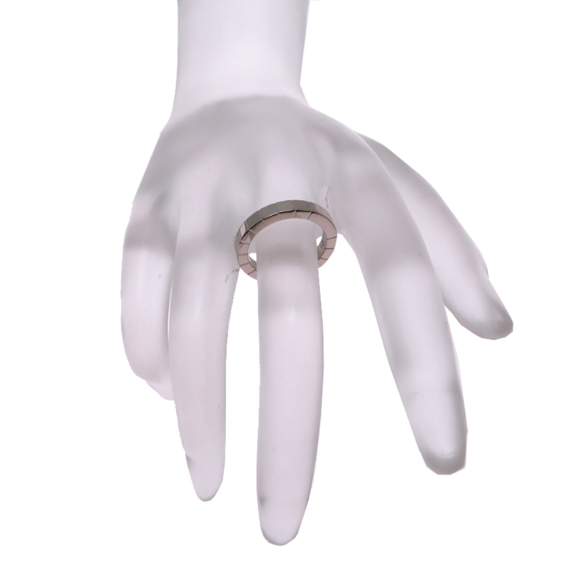 Cartier Cartier Lanieres #48 Women's Ring, 750 White Gold Size ONE SIZE - 7 Thumbnail