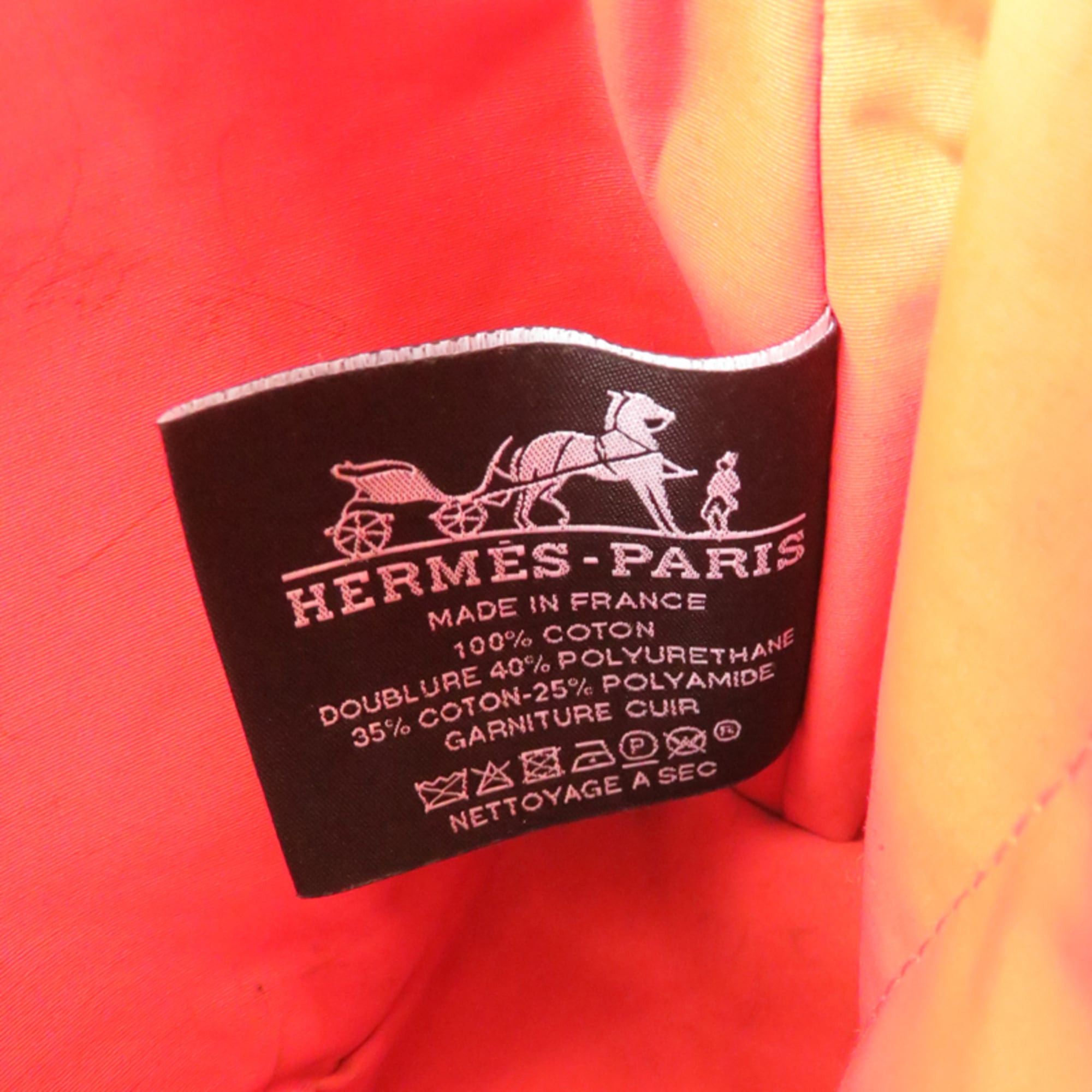 Hermes Hermes Bolide 25 Pouch, B stamp, 1998 production, Women's pouch, 100% cotton, Black Size ONE SIZE - 6 Thumbnail