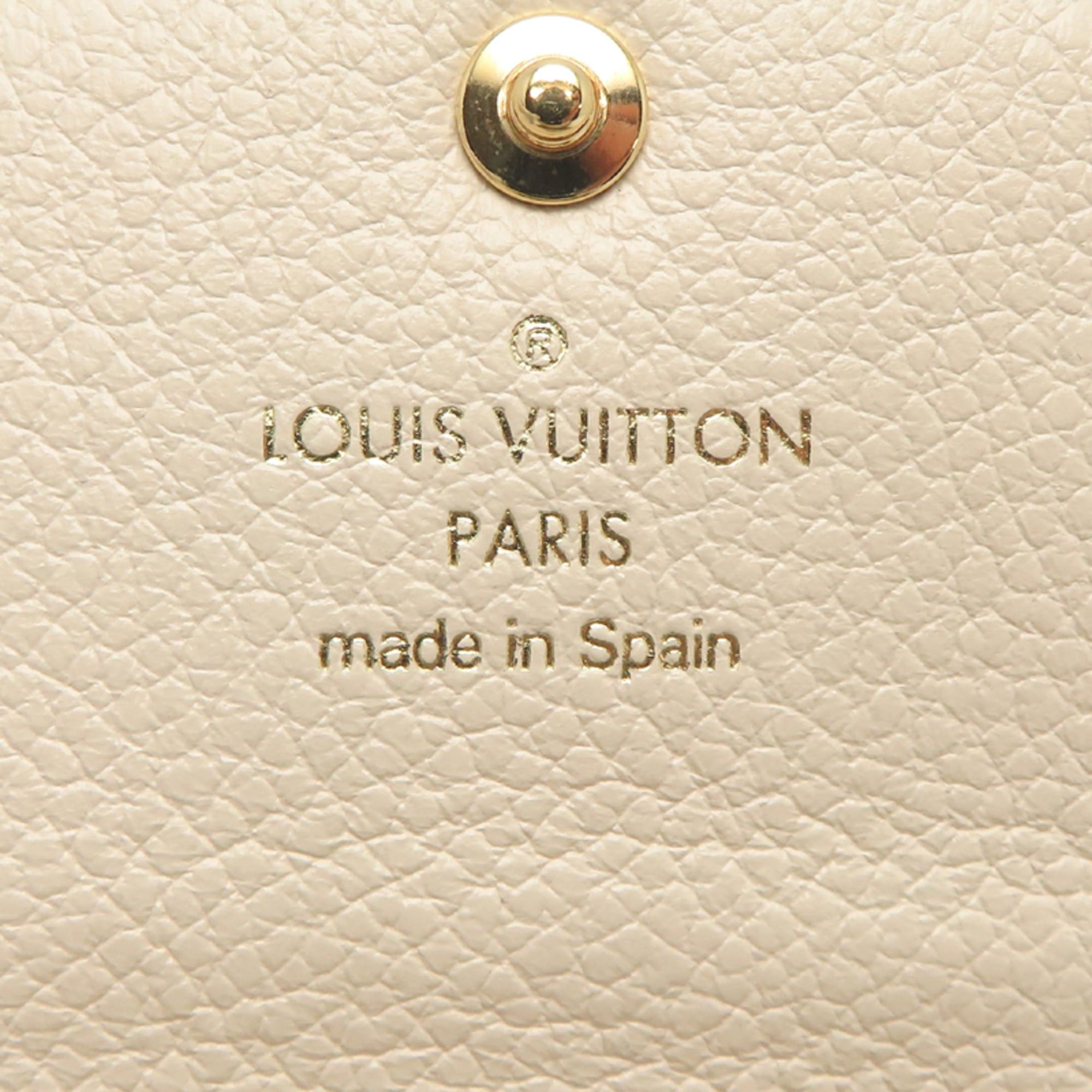 Louis Vuitton Louis Vuitton Portemonnaie Rosalie Women's Wallet/Coin Case M81445 Monogram Empreinte Cream Size ONE SIZE - 7 Thumbnail