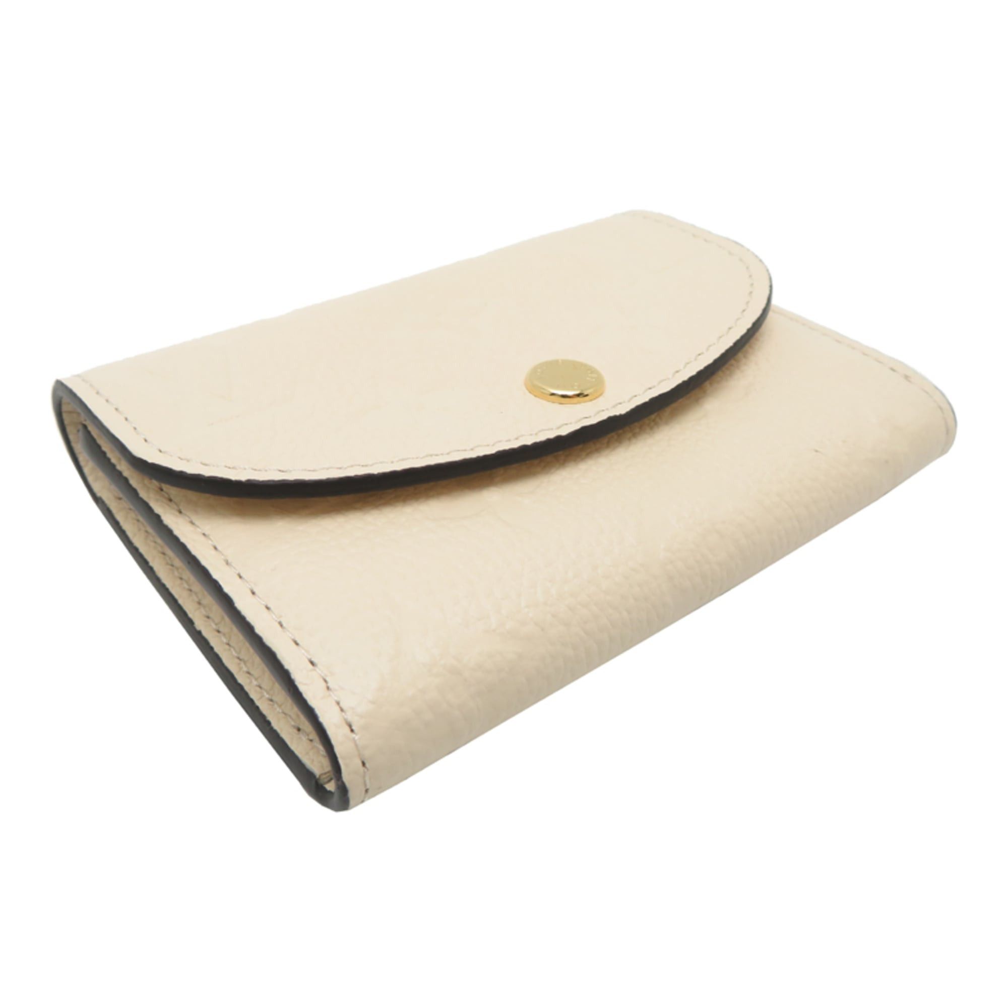 Louis Vuitton Louis Vuitton Portemonnaie Rosalie Women's Wallet/Coin Case M81445 Monogram Empreinte Cream Size ONE SIZE - 3 Thumbnail