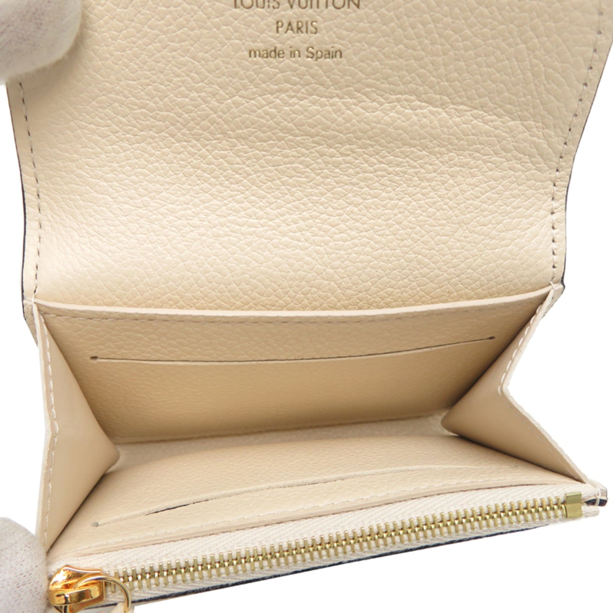 Louis Vuitton Louis Vuitton Portemonnaie Rosalie Women's Wallet/Coin Case M81445 Monogram Empreinte Cream Size ONE SIZE - 5 Thumbnail