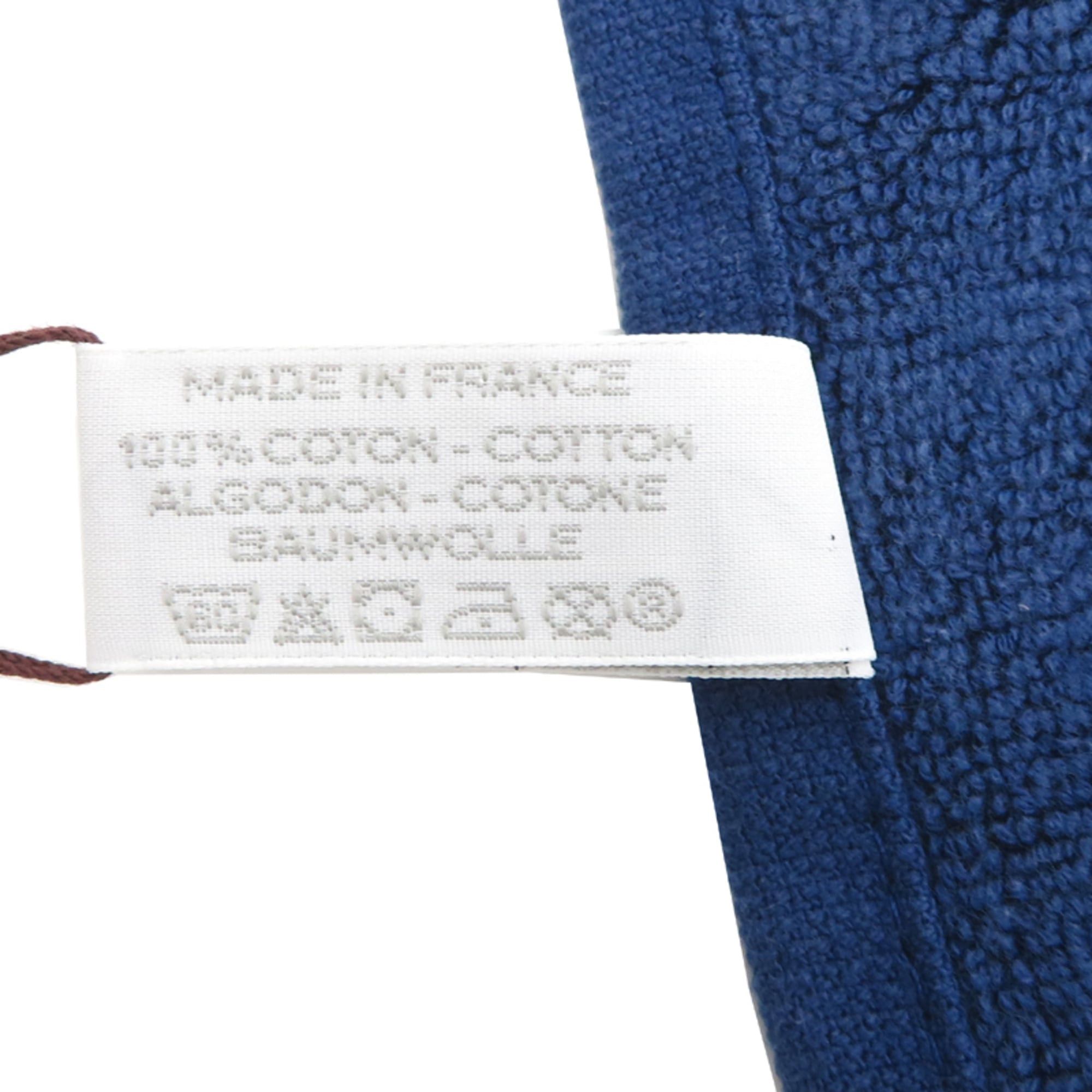 Hermes Hermes 2-piece set, women's and men's towels, 100% cotton, blue x white. Size ONE SIZE - 6 Thumbnail