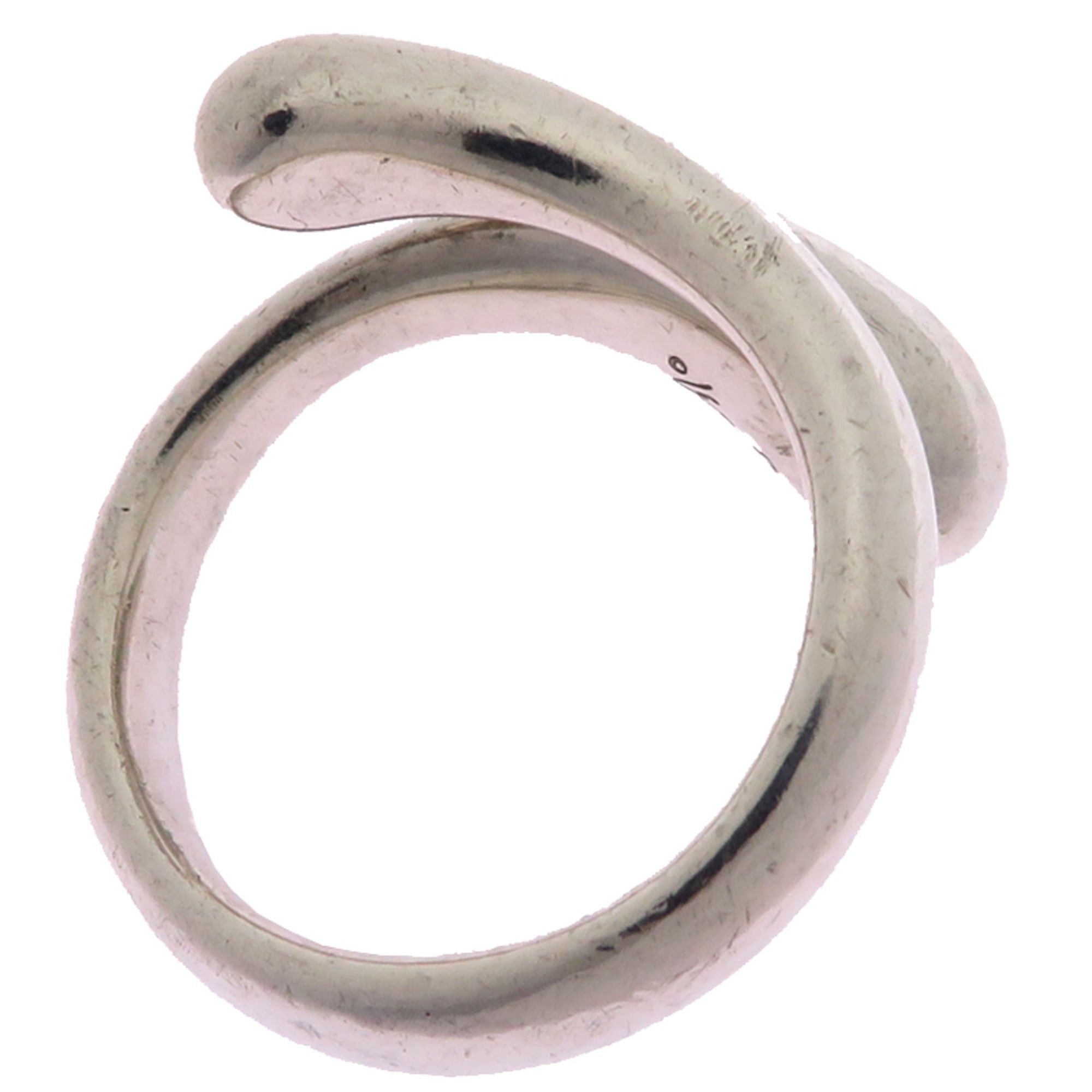 Tiffany & Co. Tiffany & Co. SV925 Elongated Teardrop Ring for Women (Silver 925) Size ONE SIZE - 2 Thumbnail