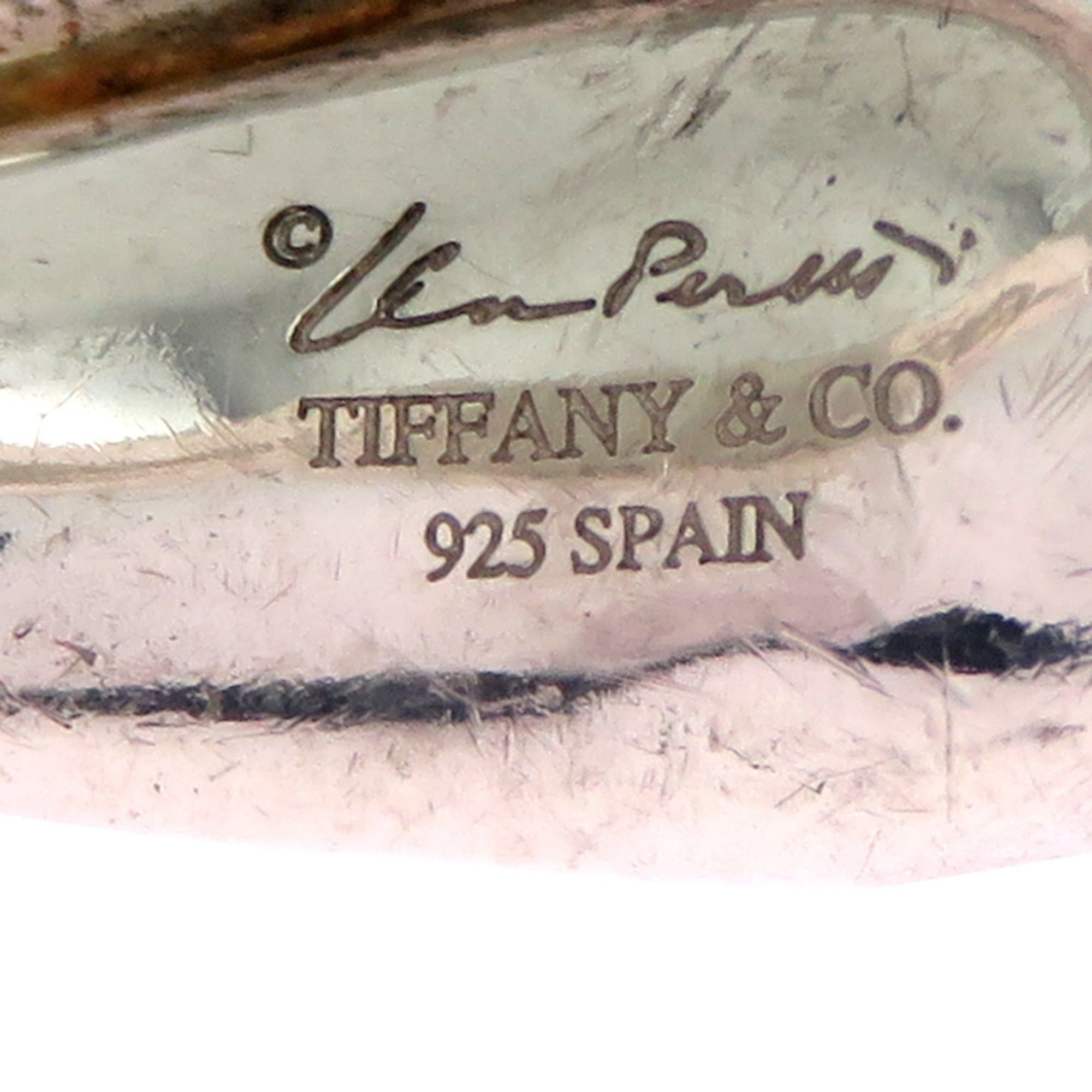 Tiffany & Co. Tiffany & Co. SV925 Elongated Teardrop Ring for Women (Silver 925) Size ONE SIZE - 5 Thumbnail