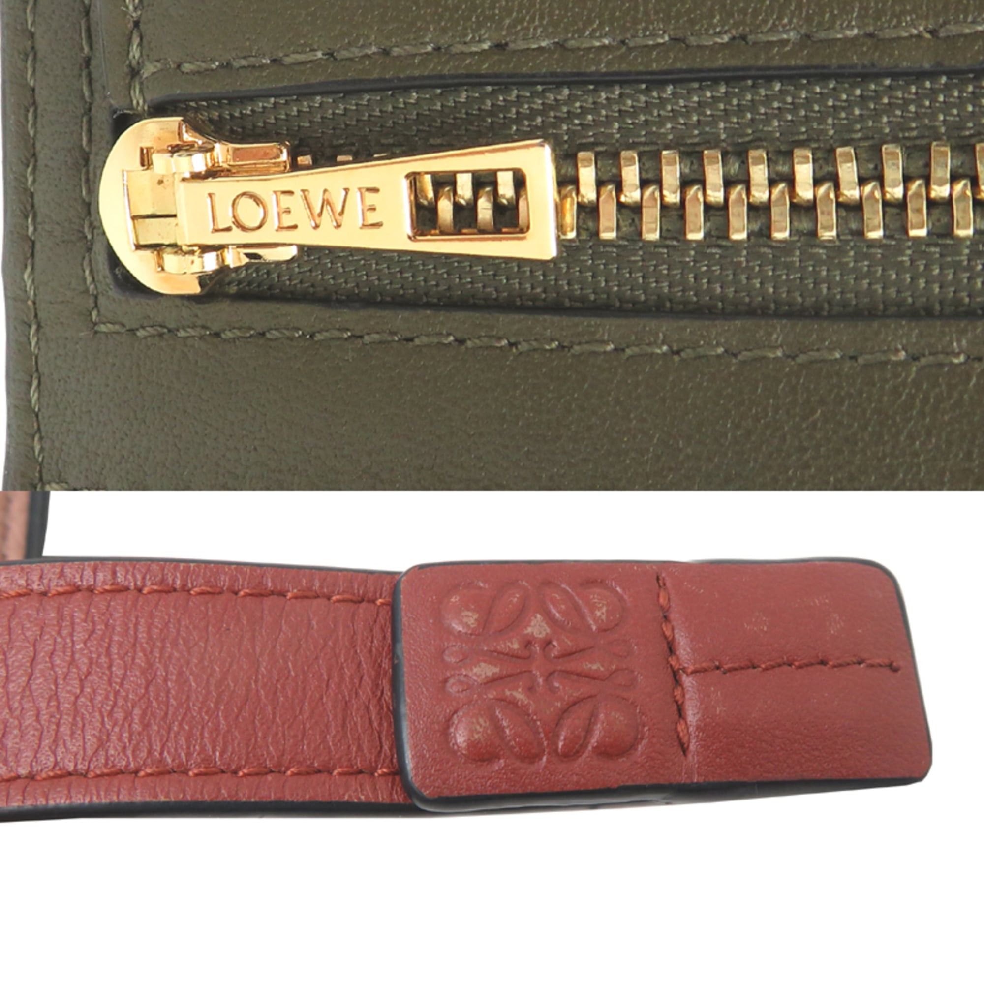 Loewe Loewe Vertical Wallet, Women's Long Leather, Pink Size ONE SIZE - 10 Thumbnail
