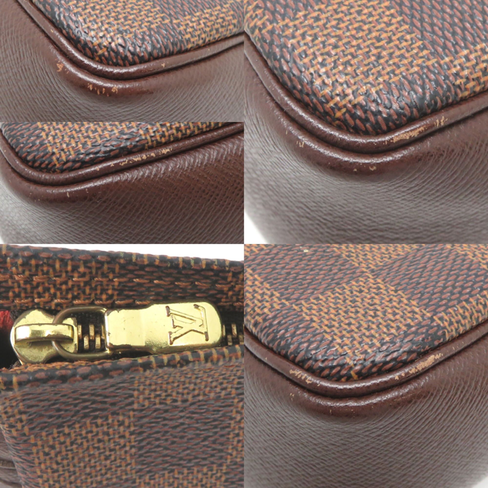 Louis Vuitton Louis Vuitton Trousse Makeup Women's Handbag N51982 (Discontinued) Damier Brown Size ONE SIZE - 10 Thumbnail