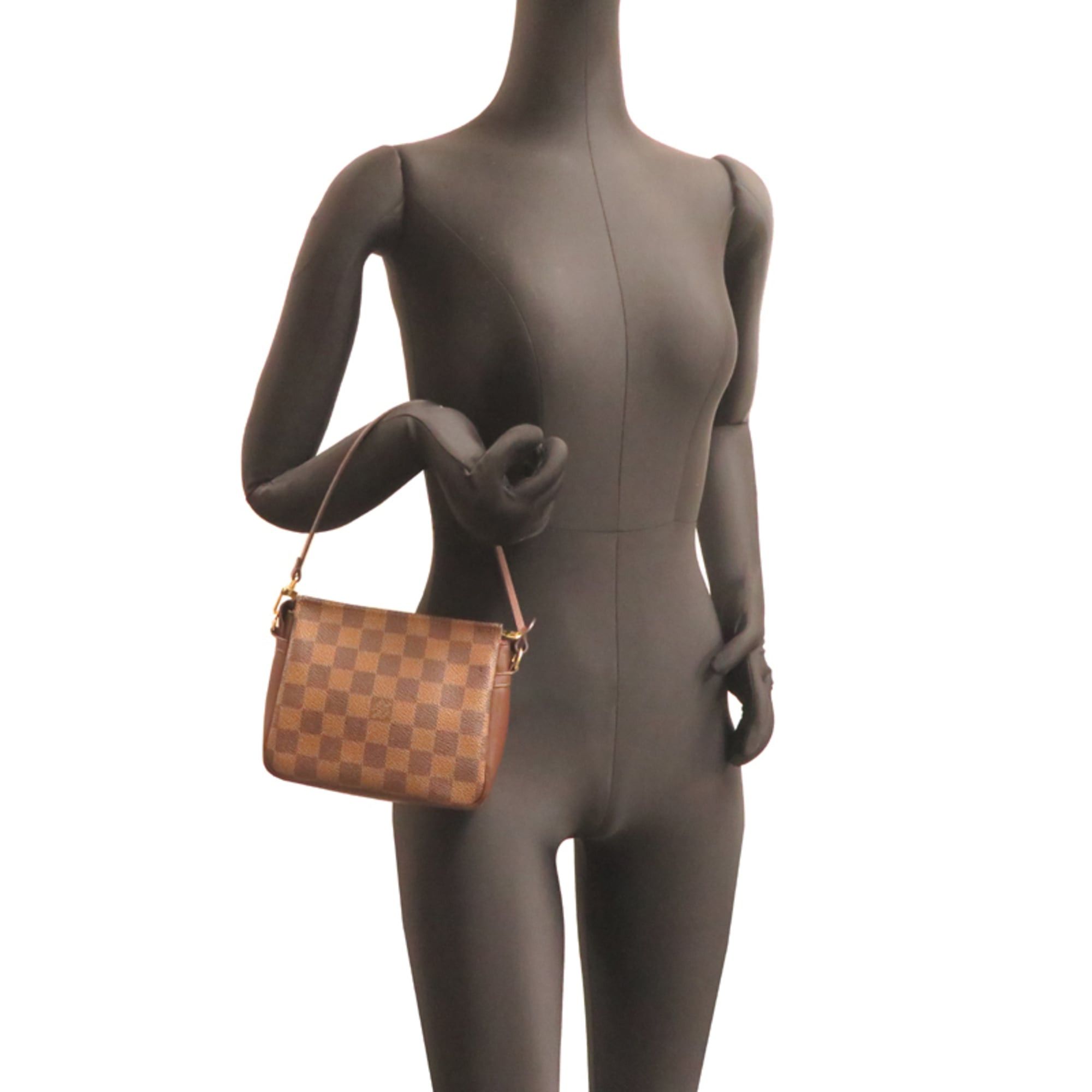 Louis Vuitton Louis Vuitton Trousse Makeup Women's Handbag N51982 (Discontinued) Damier Brown Size ONE SIZE - 9 Thumbnail
