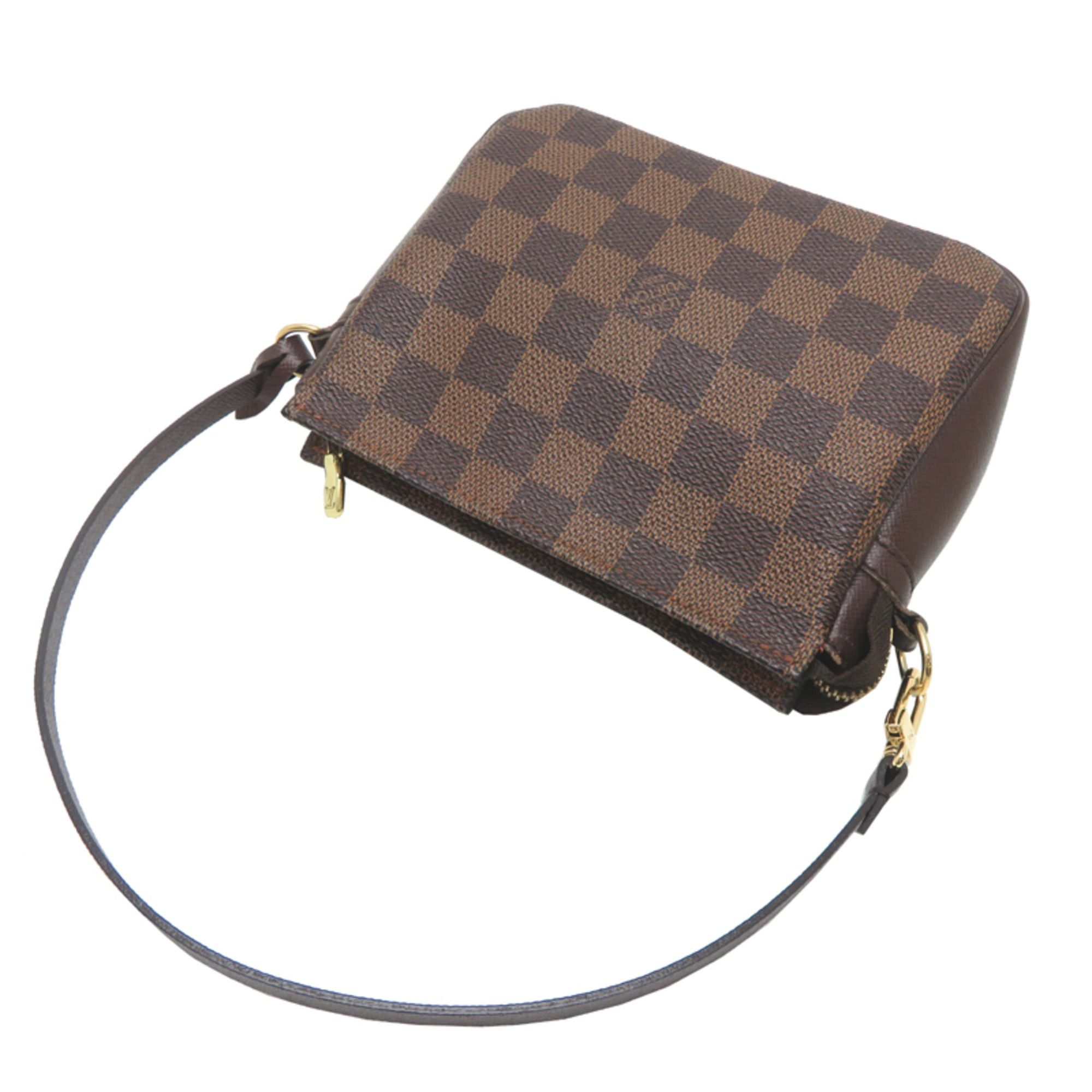 Louis Vuitton Louis Vuitton Trousse Makeup Women's Handbag N51982 (Discontinued) Damier Brown Size ONE SIZE - 4 Thumbnail