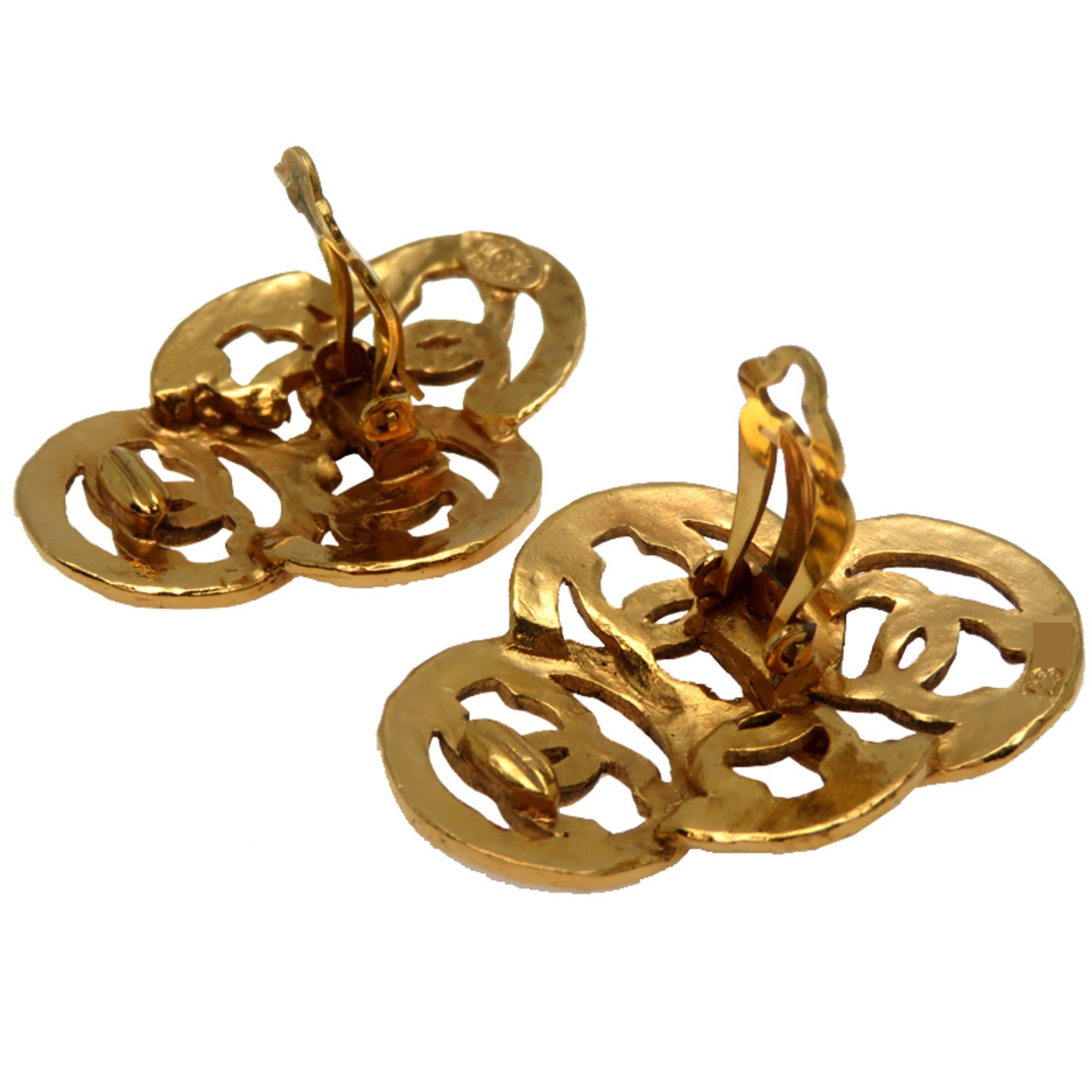 Chanel Chanel Coco Mark Round Women's Earrings 23 GP Size ONE SIZE - 3 Thumbnail