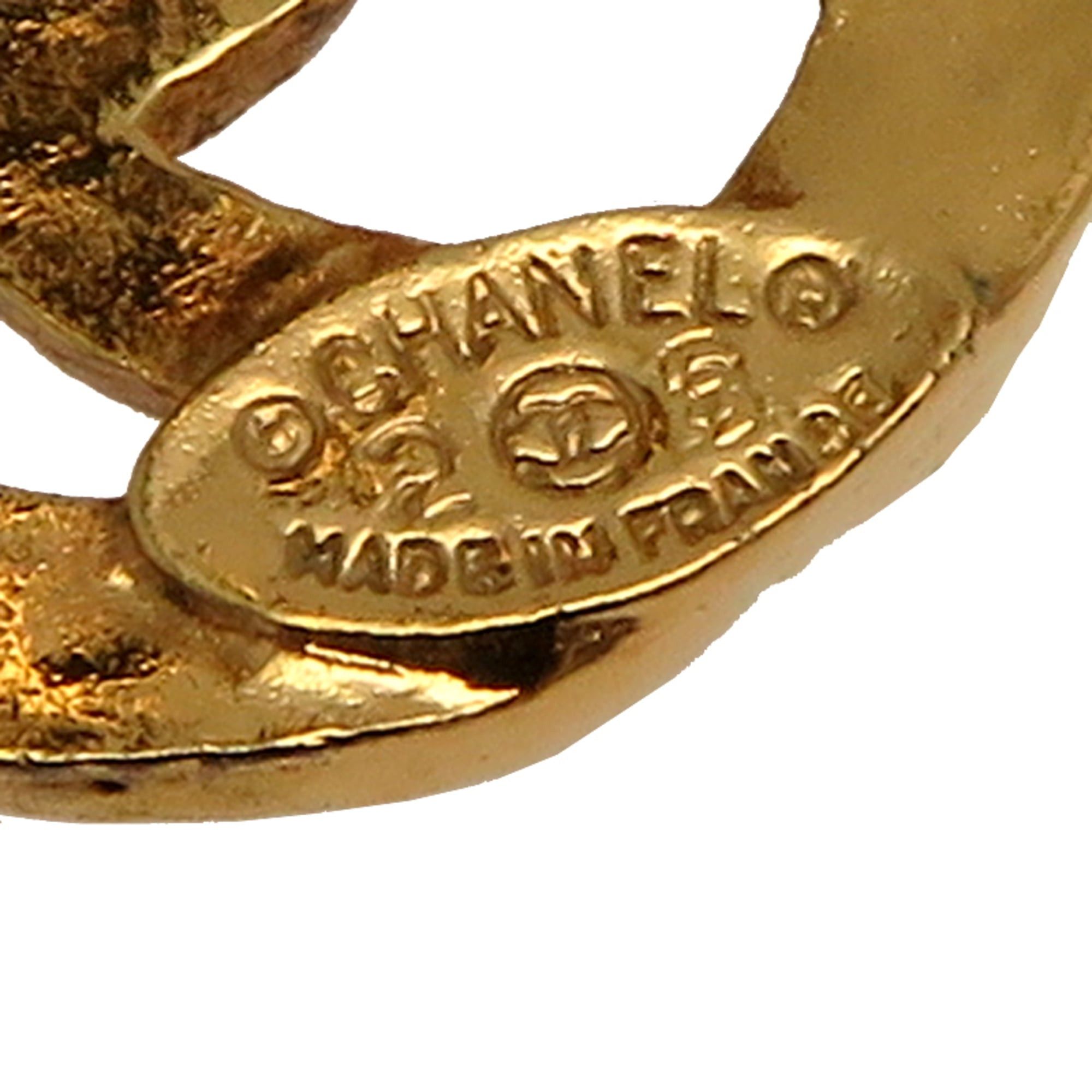 Chanel Chanel Coco Mark Round Women's Earrings 23 GP Size ONE SIZE - 5 Thumbnail