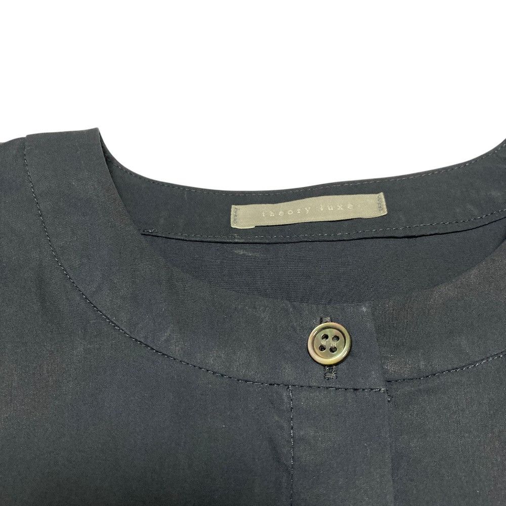 Theory Theory theory luxe TECH POPLIN collarless shirt dress Textile Dresses DUTY FREE for USA Size ONE SIZE - 11 Thumbnail