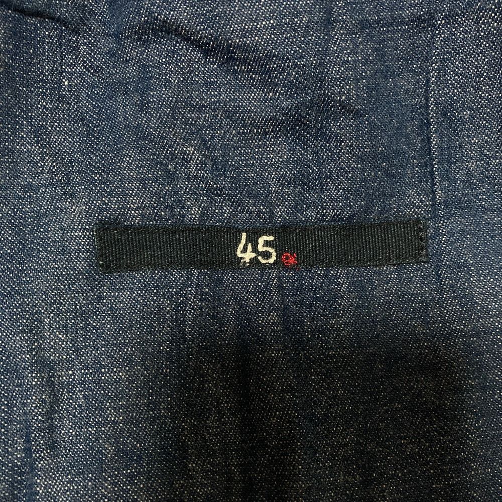 Other 45 45R Stand Collar Denim Jacket Textile Outerwear 8121029 DUTY FREE for USA Size ONE SIZE - 4 Thumbnail