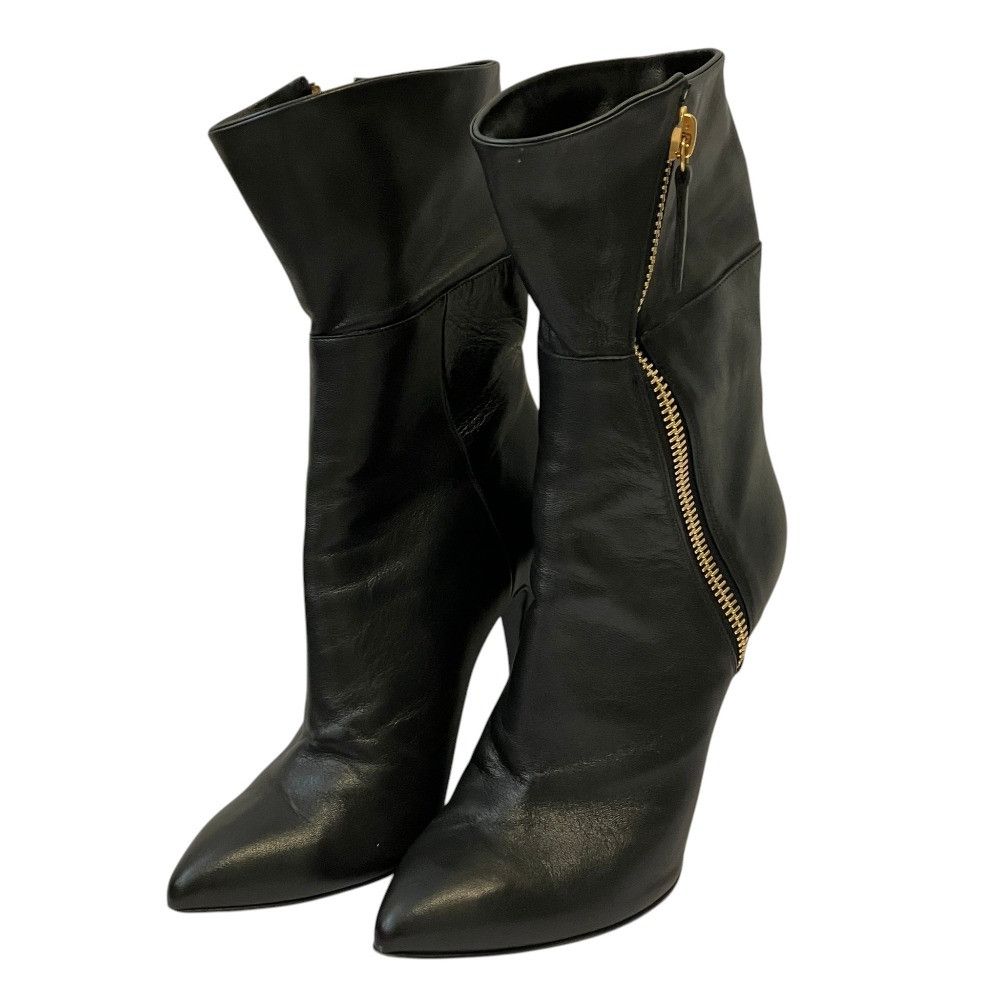 Other Other Giuseppe Zanotti Leather Short Boots High Heels Leather Shoes DUTY FREE for USA Size ONE SIZE - 2 Thumbnail
