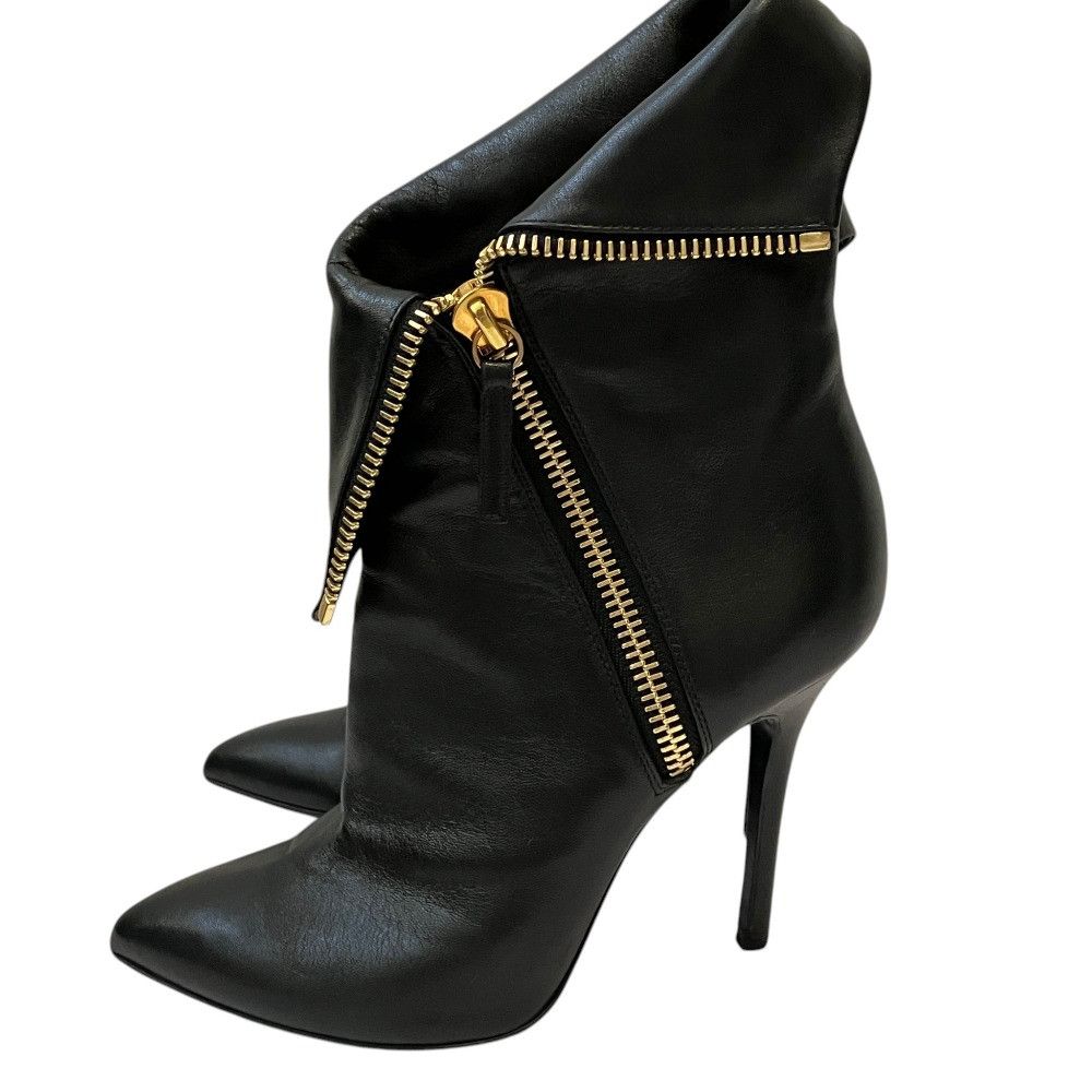 Other Other Giuseppe Zanotti Leather Short Boots High Heels Leather Shoes DUTY FREE for USA Size ONE SIZE - 3 Thumbnail