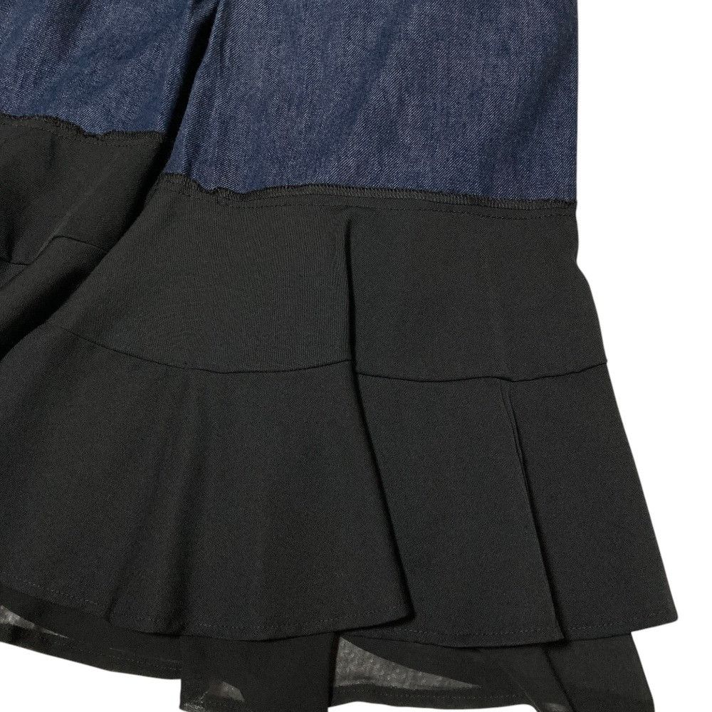 Comme des Garcons Comme des Garçons tricot COMME des GARCONS tiered denim skirt Textile Skirts TK-S009 DUTY FREE for USA Size ONE SIZE - 4 Thumbnail