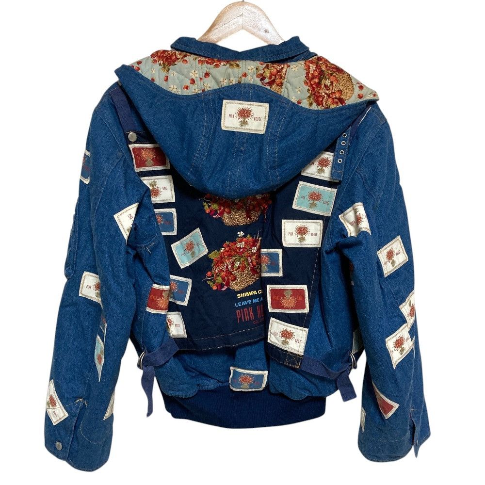 Other Other PINK HOUSE Patchwork Hooded Jacket Textile Outerwear DUTY FREE for USA Size ONE SIZE - 2 Thumbnail