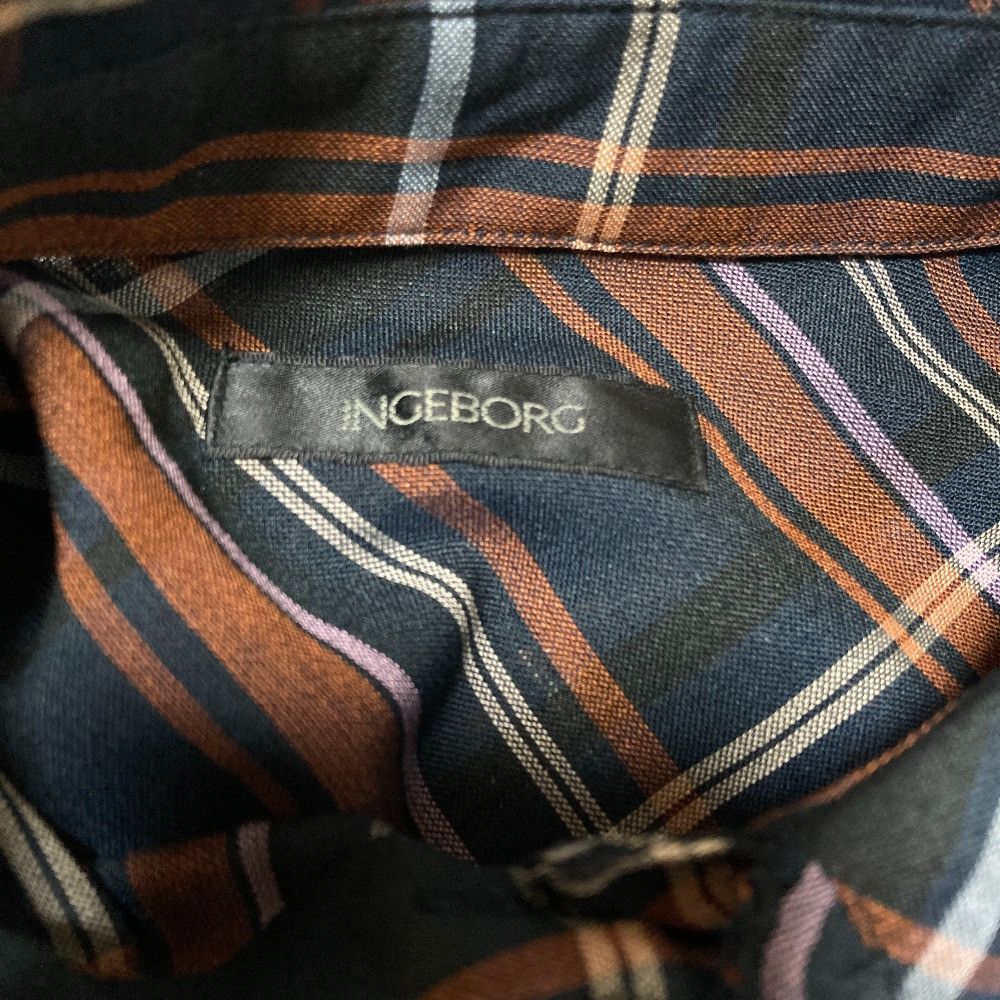 Other Other INGEBORG Check Shirt Dress Textile Dresses A2223FA353 DUTY FREE for USA Size ONE SIZE - 4 Thumbnail