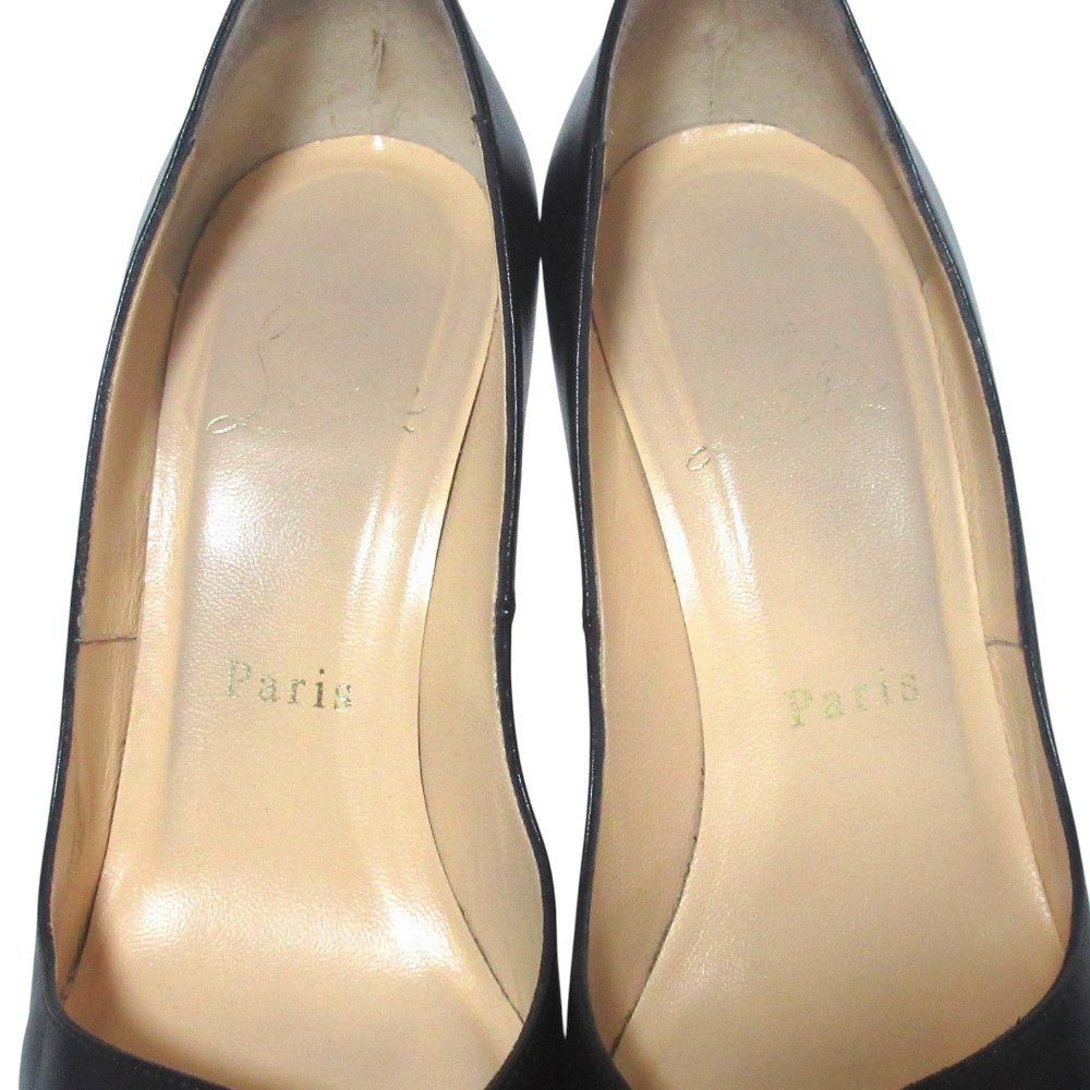Christian Louboutin Christian Louboutin Christian Louboutin Leather High Heel Pumps Leather Shoes DUTY FREE for USA Size ONE SIZE - 5 Thumbnail