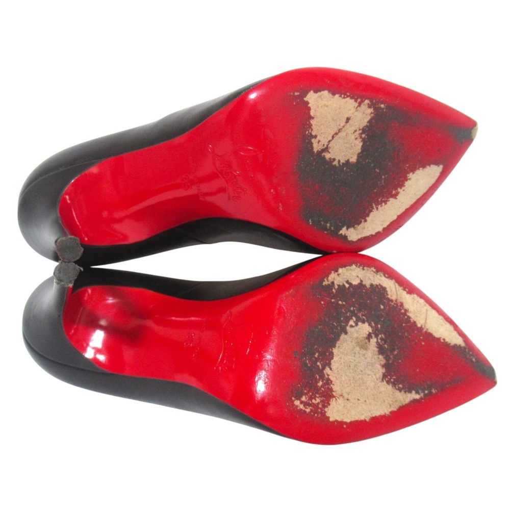 Christian Louboutin Christian Louboutin Christian Louboutin Leather High Heel Pumps Leather Shoes DUTY FREE for USA Size ONE SIZE - 7 Thumbnail