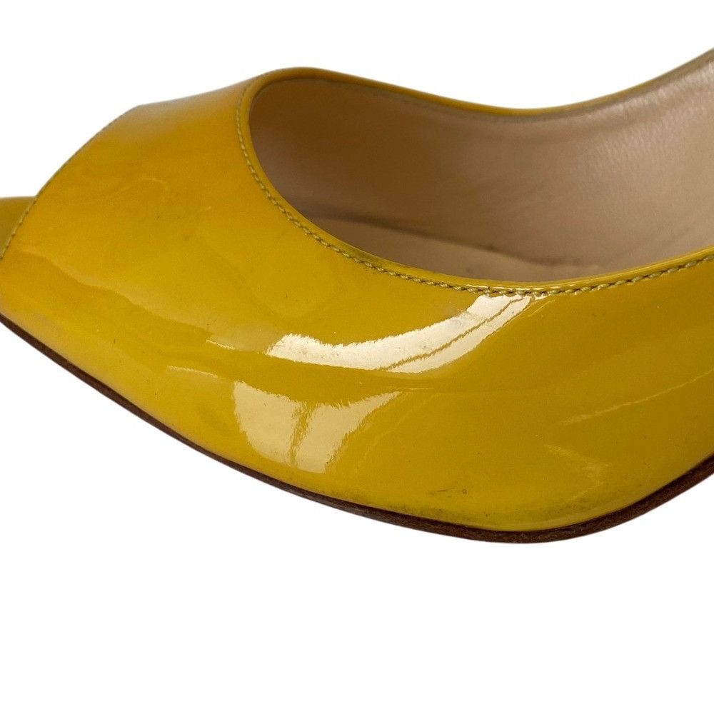 Christian Louboutin Christian Louboutin Christian Louboutin Patent Leather Open Toe Pumps Leather Shoes DUTY FREE for USA Size ONE SIZE - 6 Thumbnail