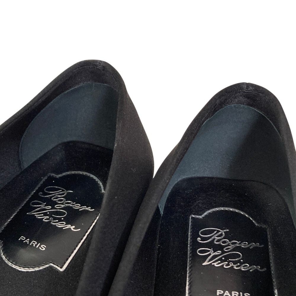 Roger Vivier Roger Vivier Roger Vivier Belle Vivier Satin Pumps Textile Shoes DUTY FREE for USA Size ONE SIZE - 4 Thumbnail