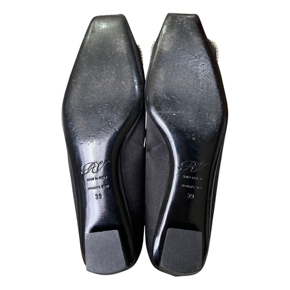 Roger Vivier Roger Vivier Roger Vivier Belle Vivier Satin Pumps Textile Shoes DUTY FREE for USA Size ONE SIZE - 11 Thumbnail