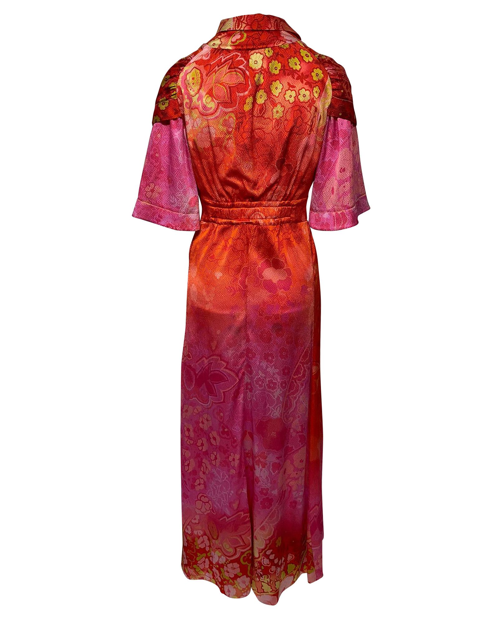 Peter Pilotto Peter Pilotto Floral-Print Dress in Multicolor Silk Size XXS / US 00 / IT 34 - 2 Thumbnail