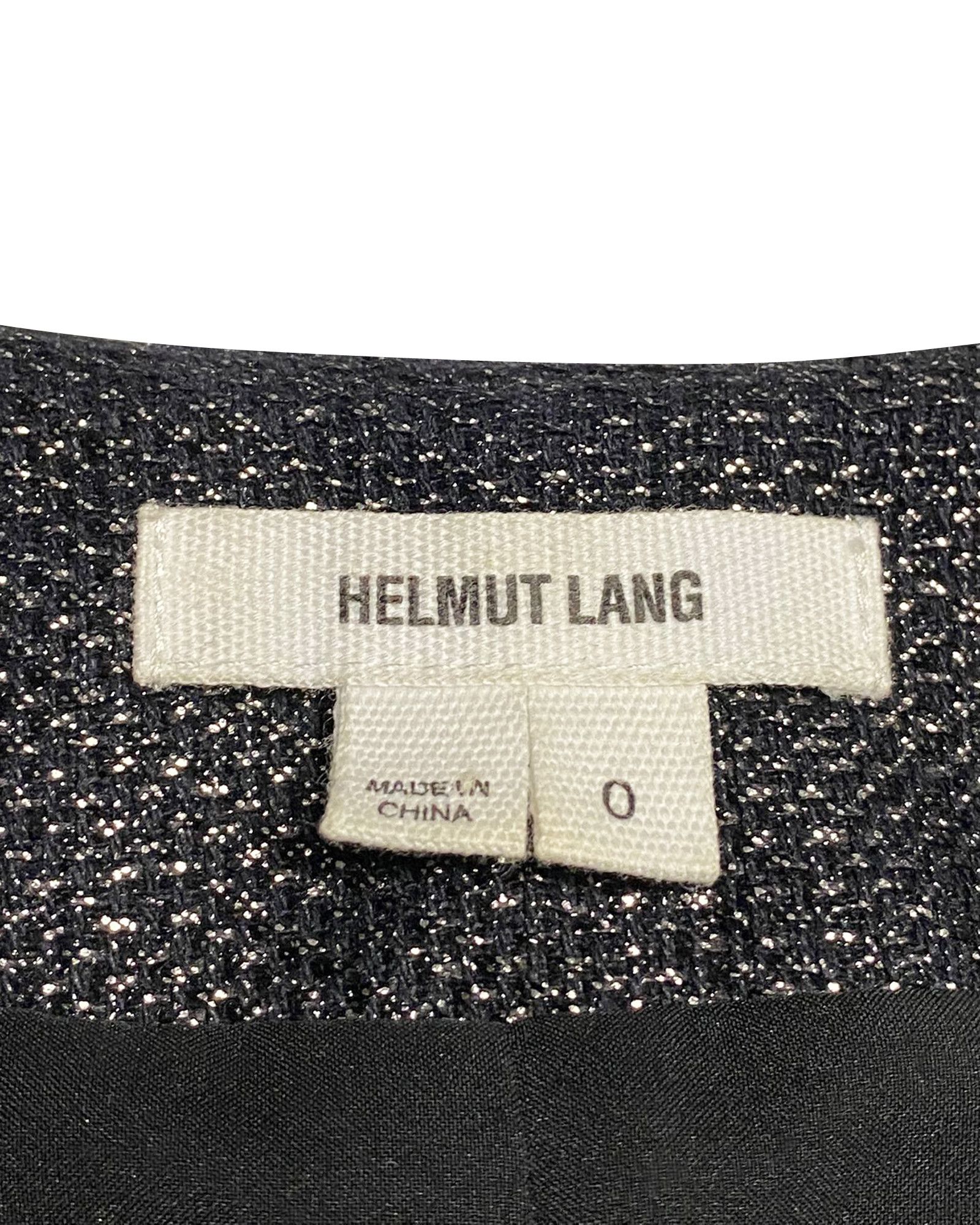 Helmut Lang Helmut Lang Shy Jacket in Black Cotton Size XS / US 0-2 / IT 36-38 - 3 Thumbnail