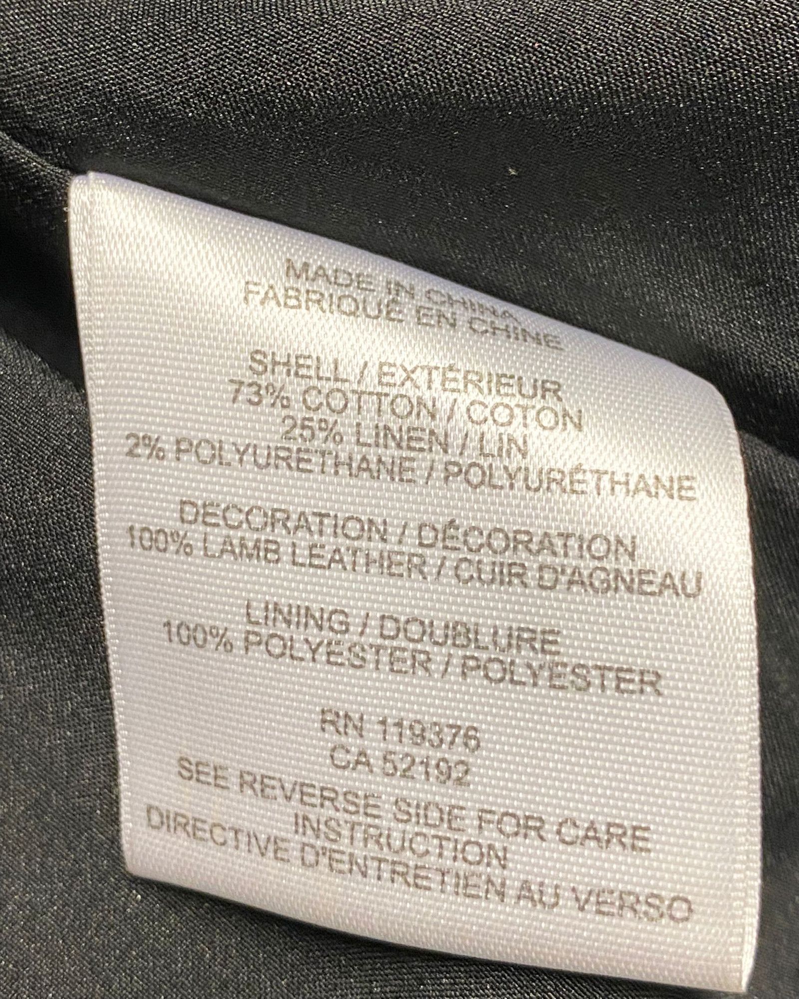 Helmut Lang Helmut Lang Shy Jacket in Black Cotton Size XS / US 0-2 / IT 36-38 - 4 Thumbnail
