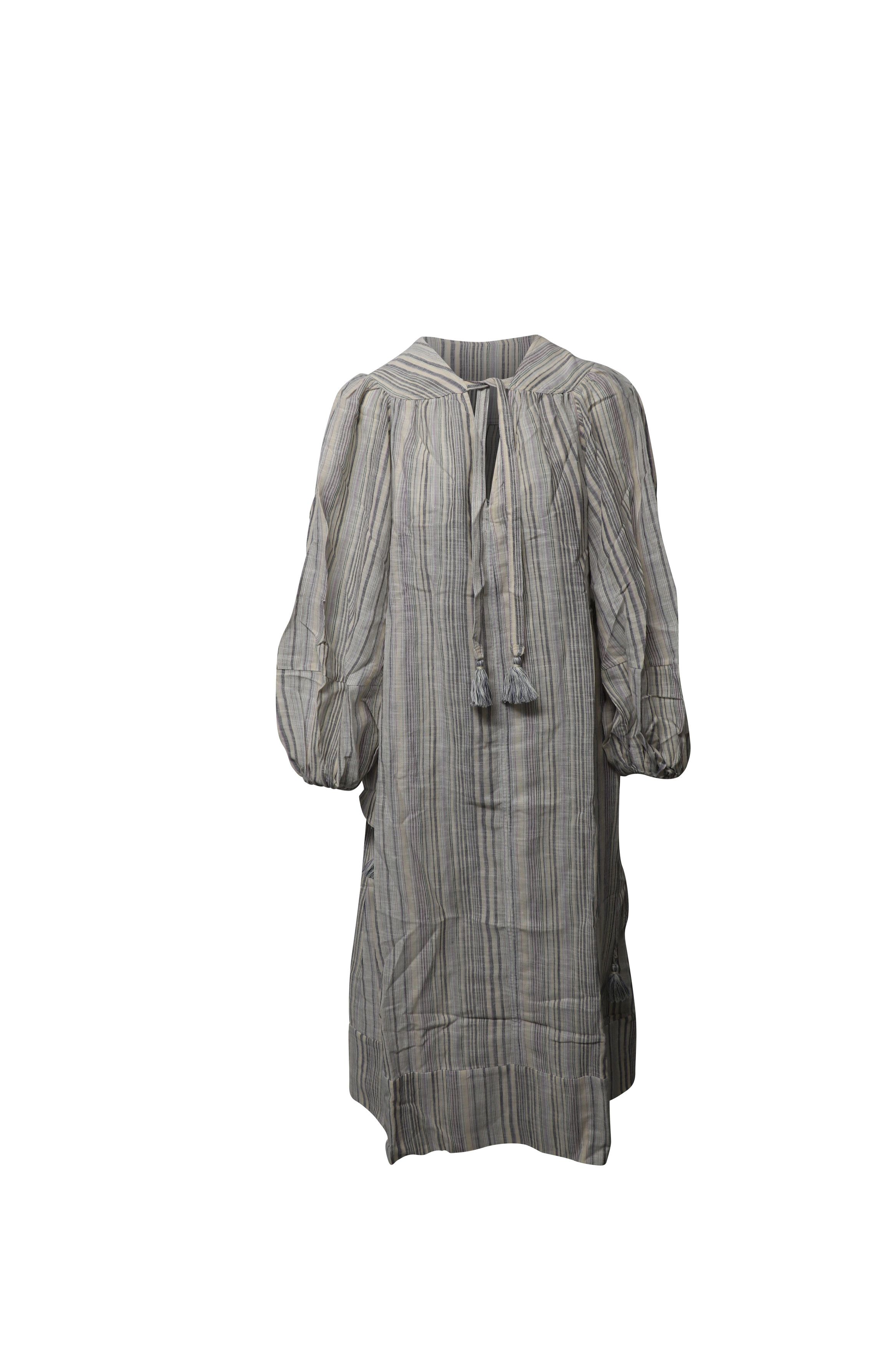 Zimmermann Zimmermann Striped Tunic Long Dress in Multicolor Cotton Size XS / US 0-2 / IT 36-38 - 2 Thumbnail