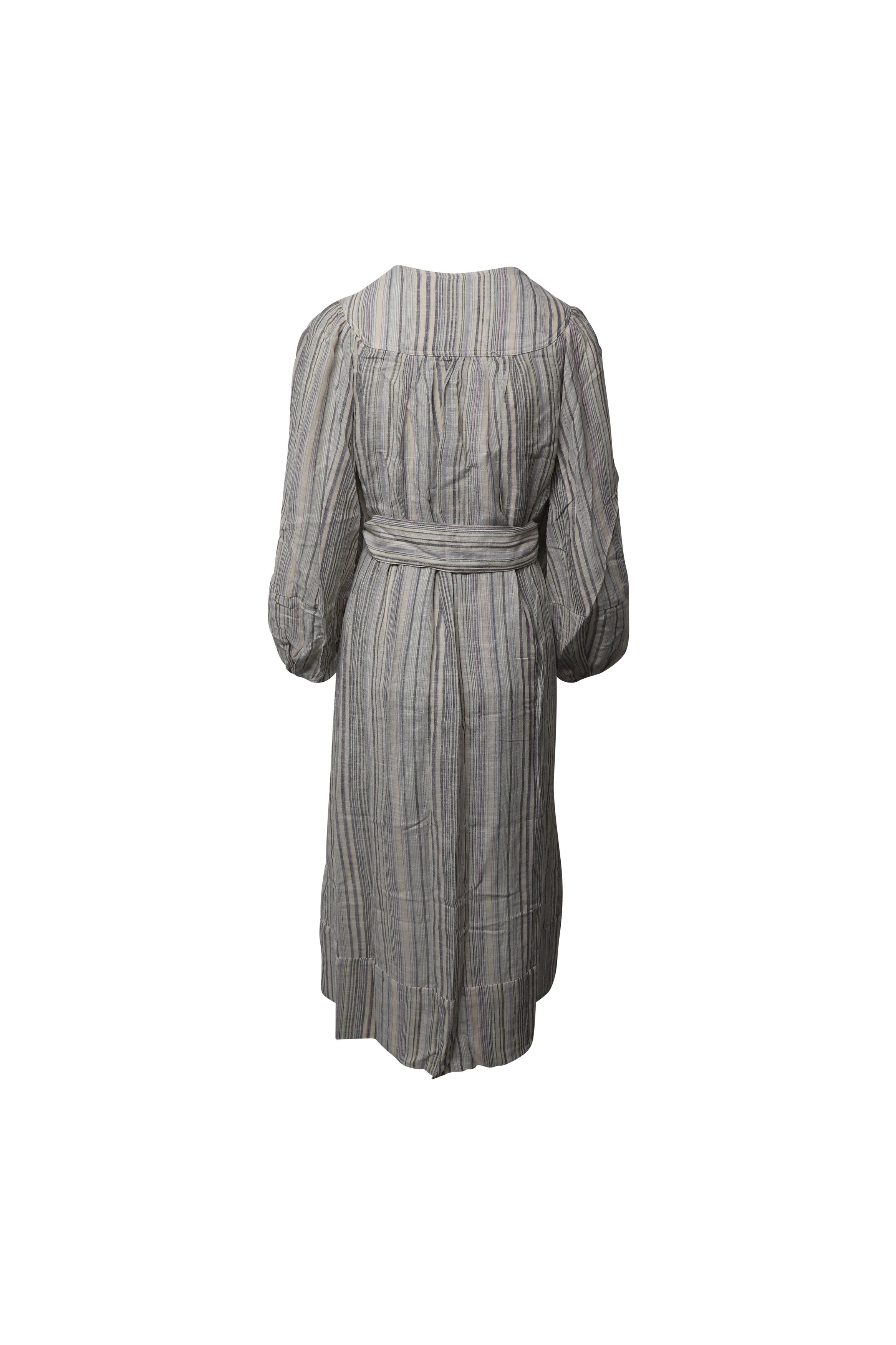 Zimmermann Zimmermann Striped Tunic Long Dress in Multicolor Cotton Size XS / US 0-2 / IT 36-38 - 3 Thumbnail