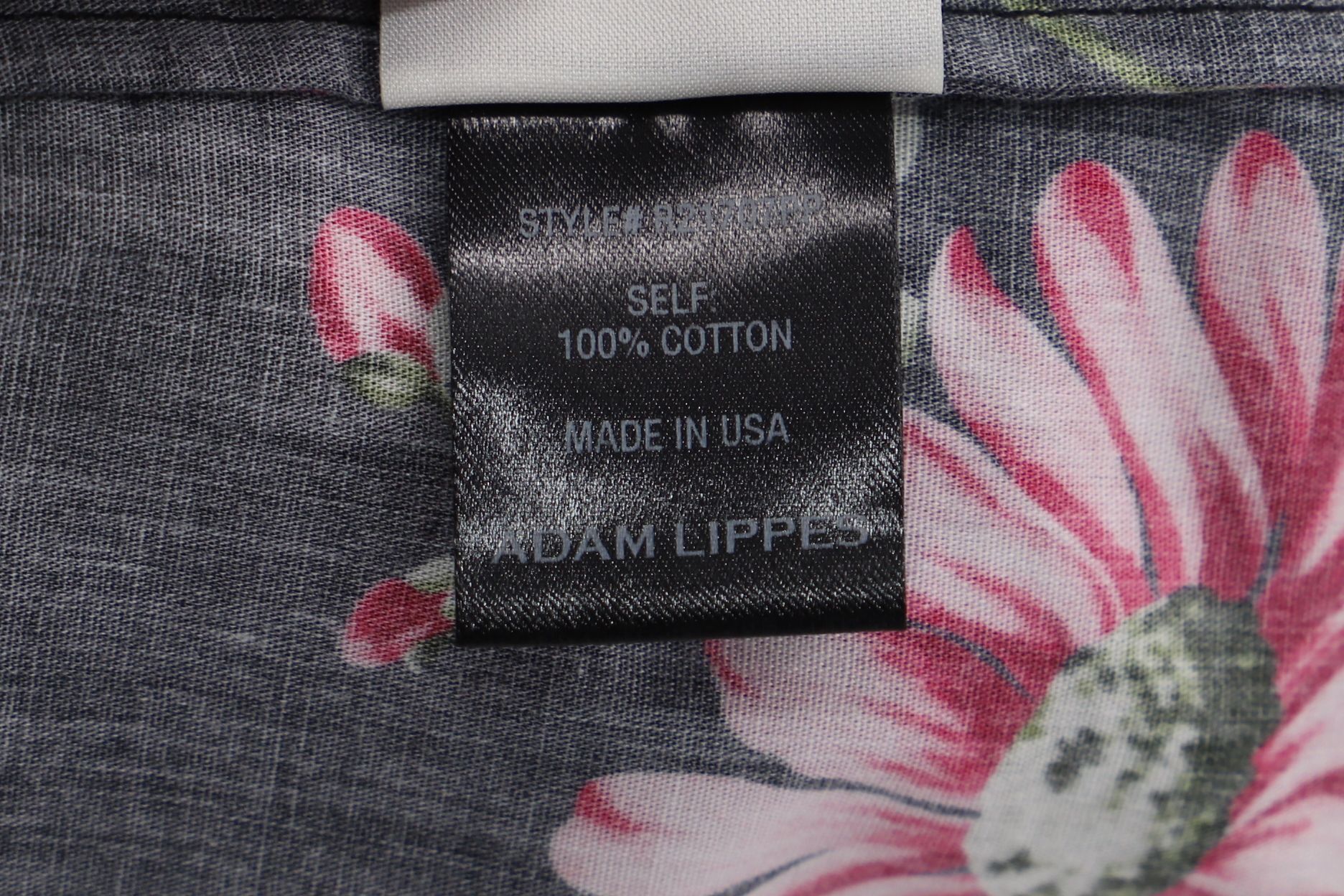 Adam Lippes Adam Lippes Floral Pint Maxi Dress in Black Cotton Size XS / US 0-2 / IT 36-38 - 3 Thumbnail