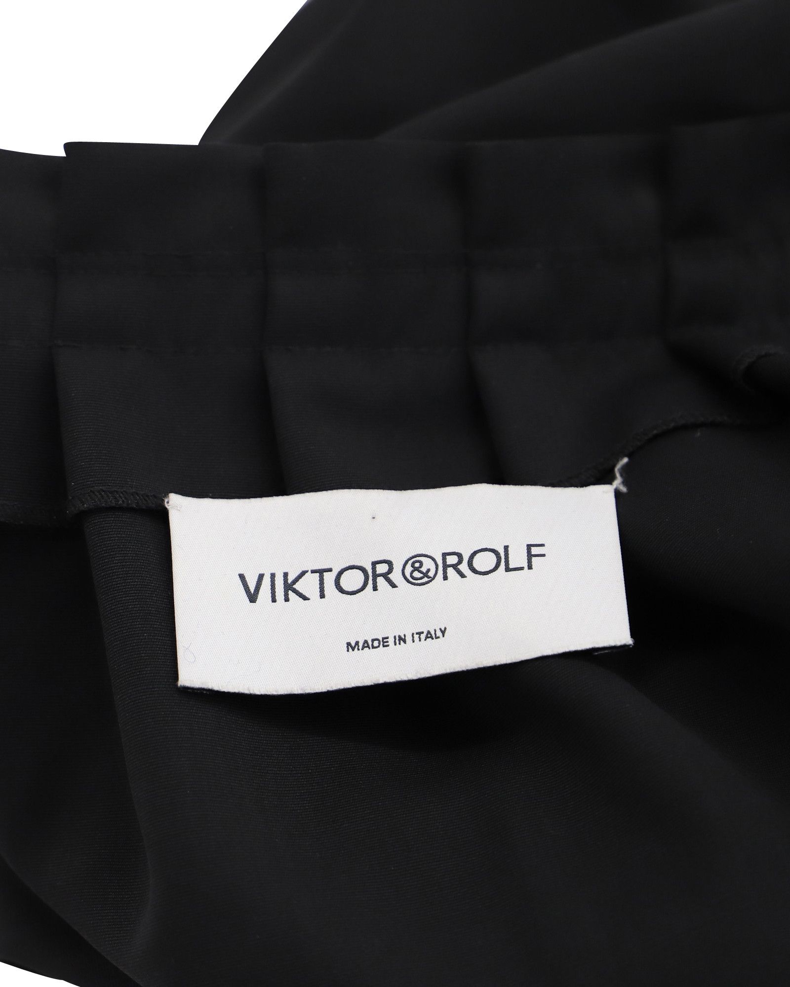 Viktor & Rolf Viktor & Rolf Belted Pleated Skirt in Black Wool Size 24" / US 00 / IT 34 - 4 Thumbnail