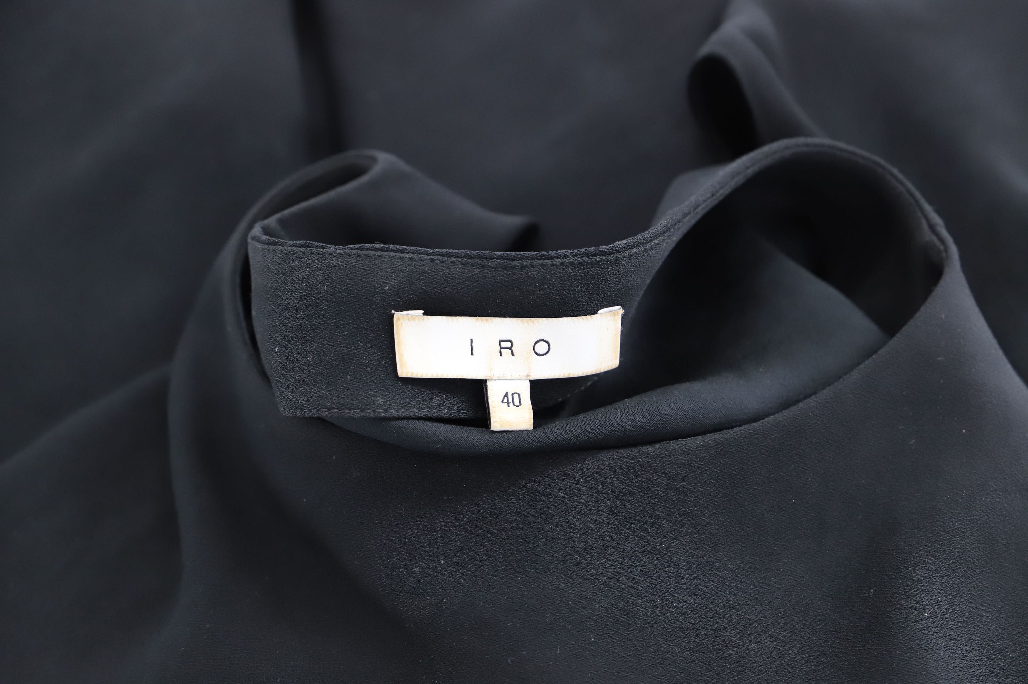 Iro Iro Lara Top in Black Polyester Size M / US 6-8 / IT 42-44 - 3 Thumbnail