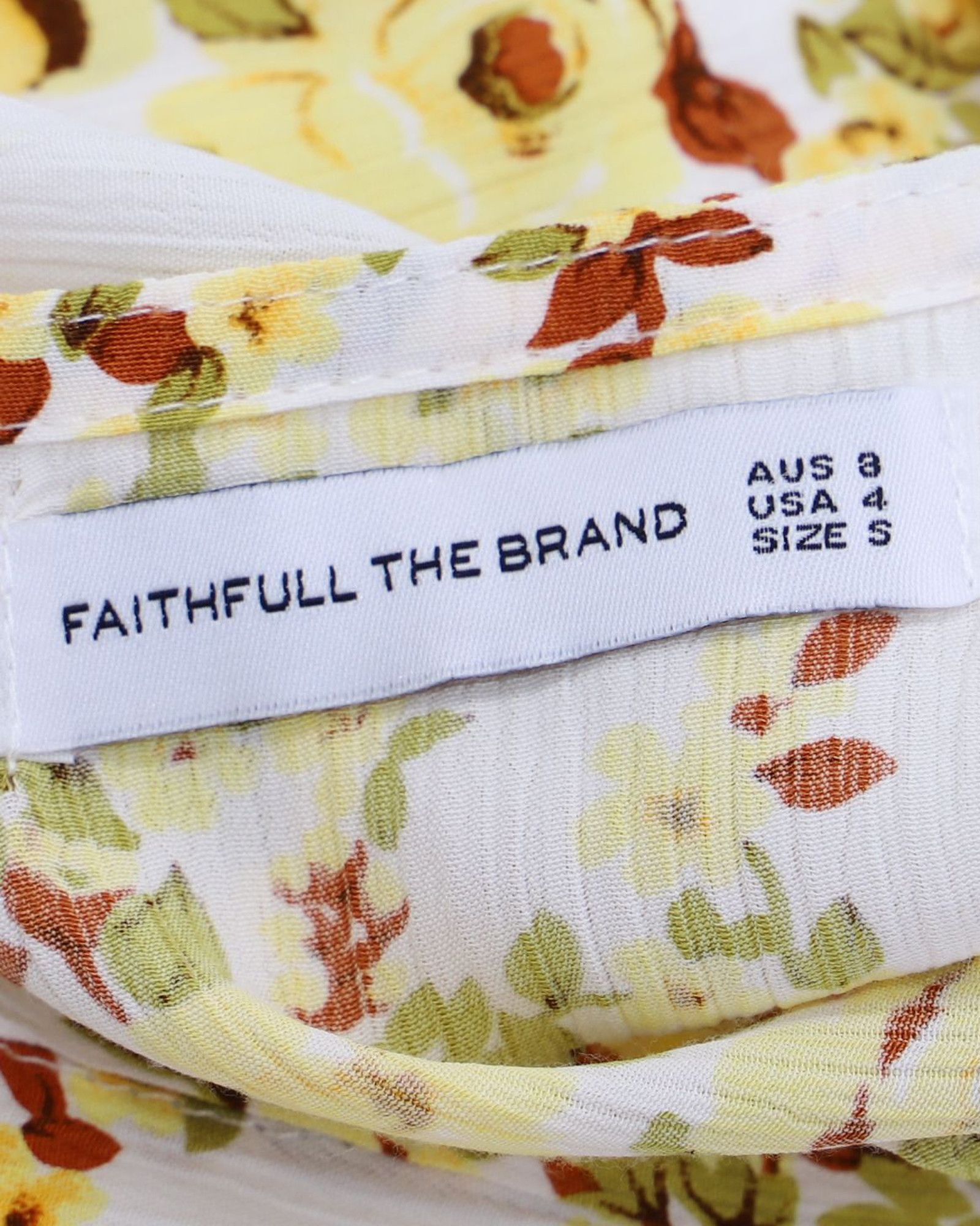 FAITHFULL Faithfull The Brand Rafa Floral-Print Button-Front Puff Slee Size S / US 4 / IT 40 - 3 Thumbnail