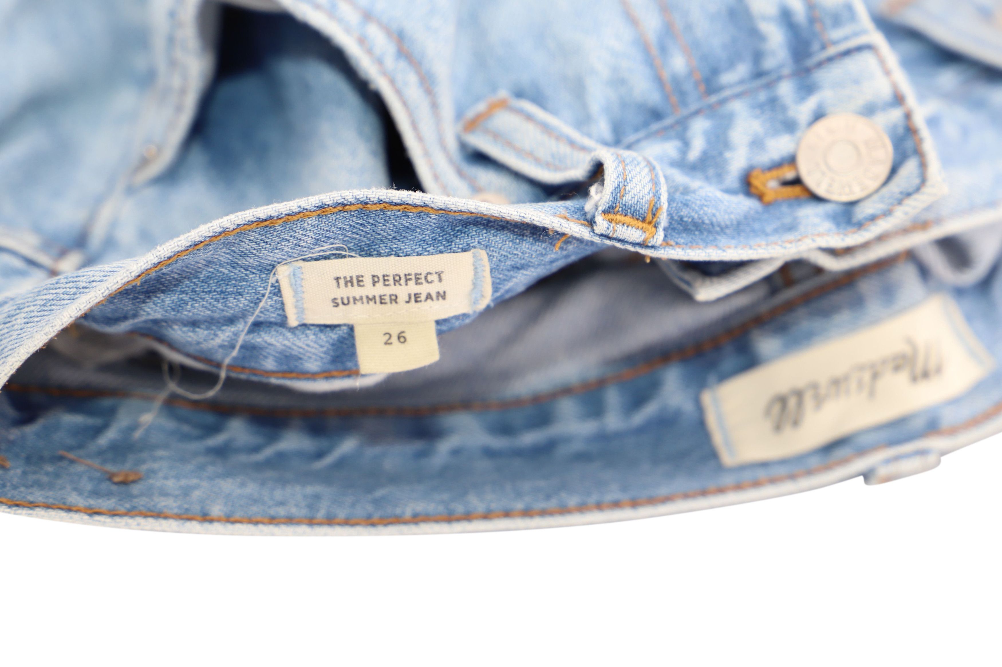 Madewell Madewell The Perfect Summer Jeans in Blue Cotton Denim Size 25" / US 0 / IT 36 - 4 Thumbnail