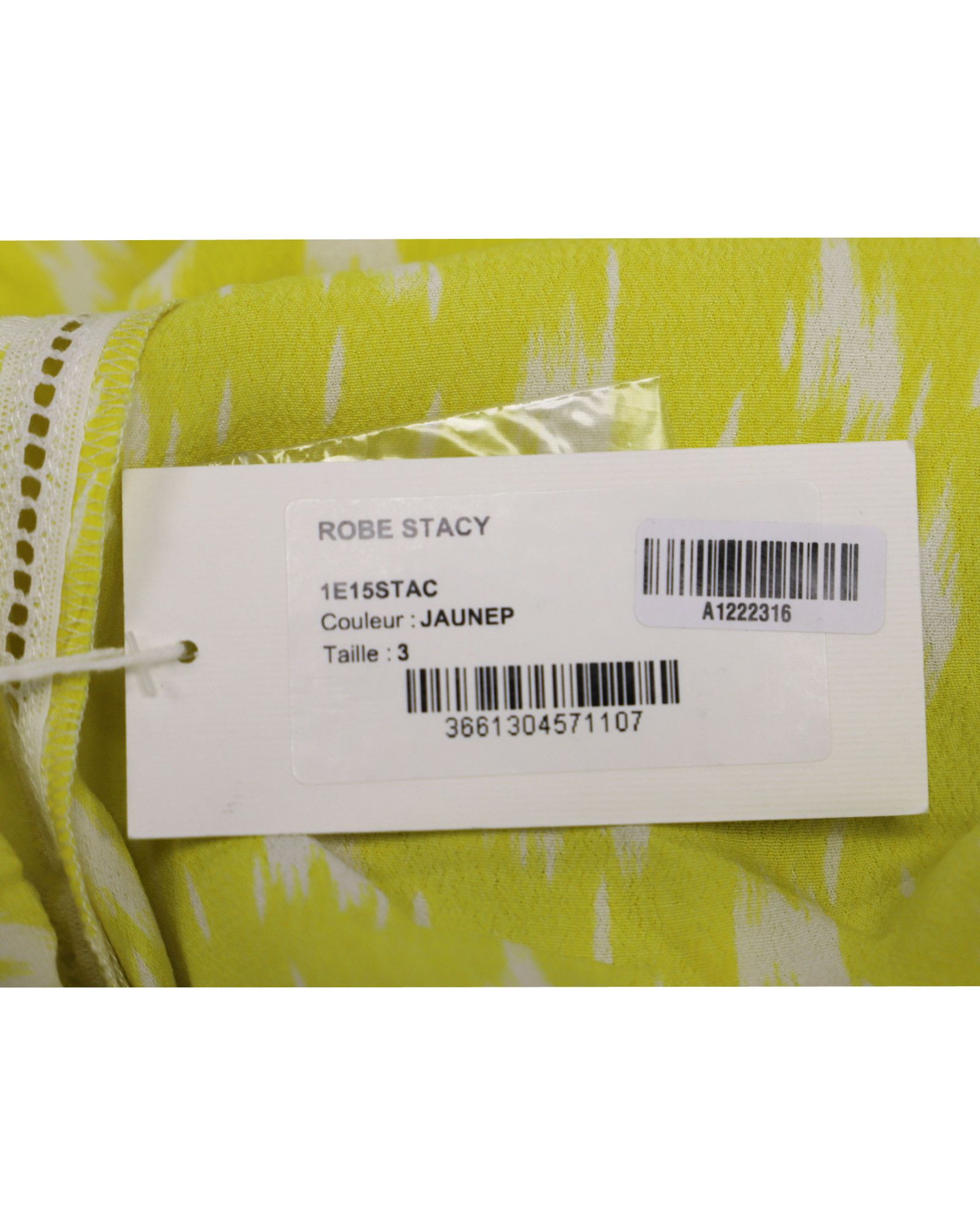 ba&sh Ba&sh Stacy A-line Mini Dress in Yellow Viscose Size S / US 4 / IT 40 - 4 Thumbnail