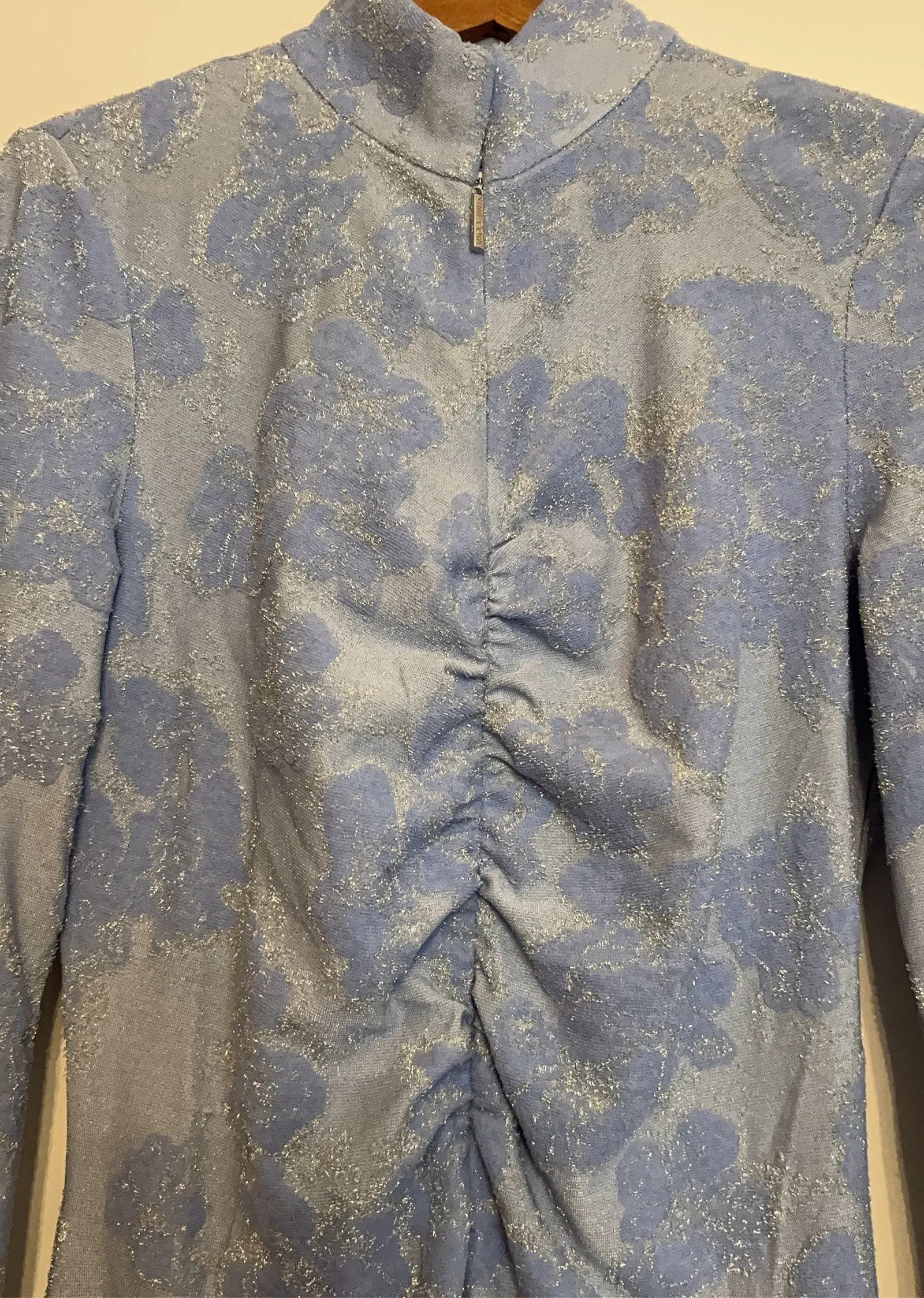 Stine Goya Stine Goya Freya Floral relief Jersey Dress Size L / US 10 / IT 46 - 7 Thumbnail