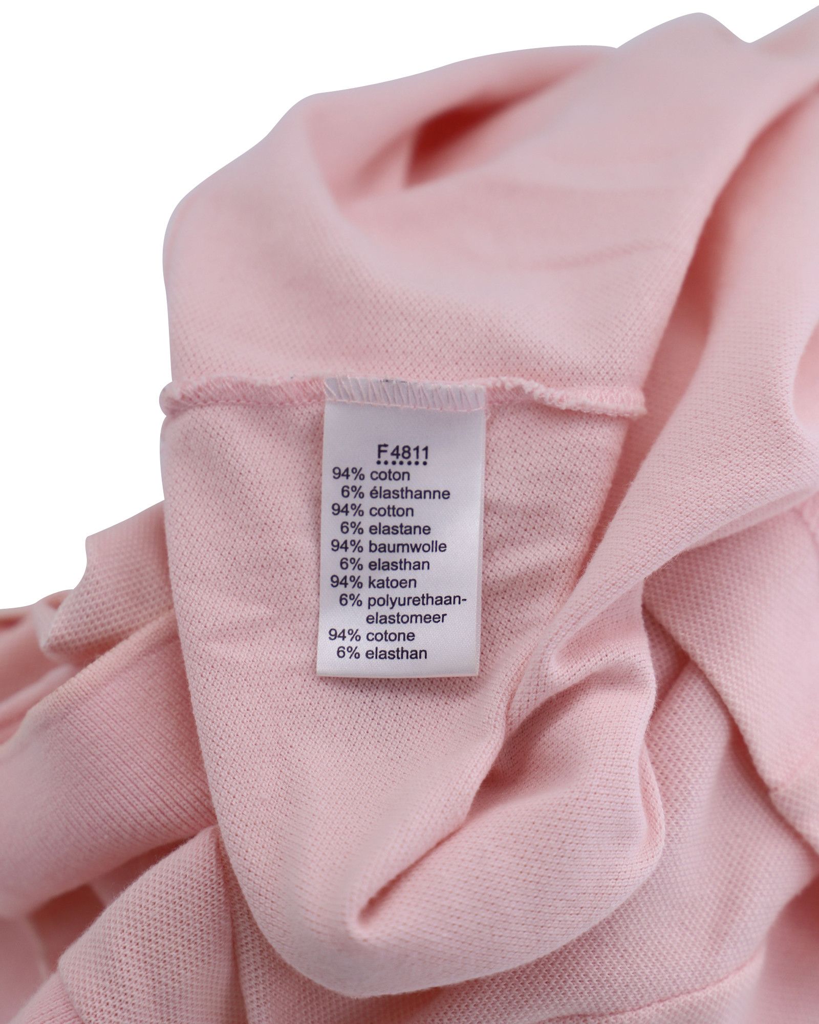 Lacoste Lacoste Short Sleeve Polo Shirt in Pink Cotton Size S / US 4 / IT 40 - 4 Thumbnail