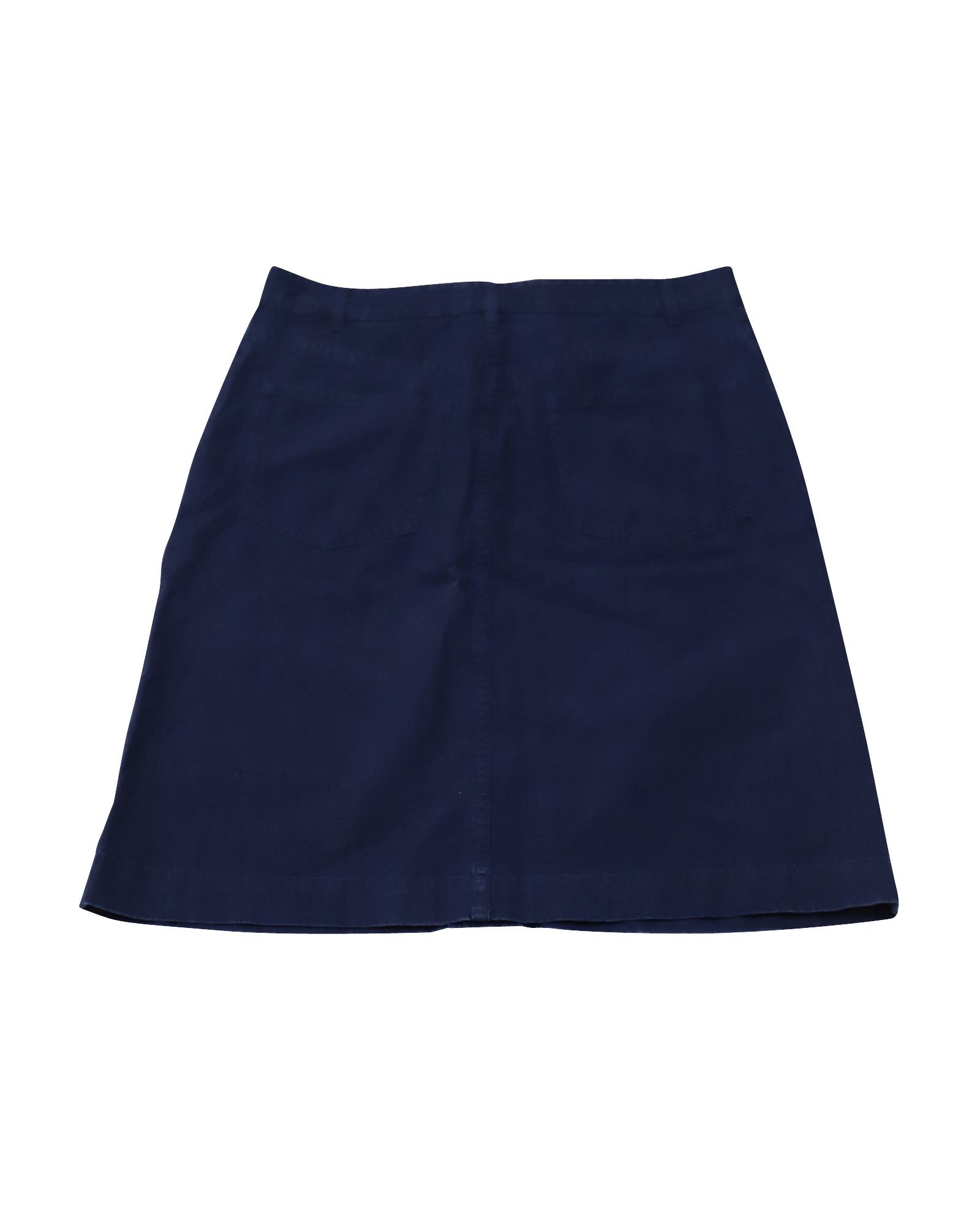 A.P.C. A.P.C. Buttoned Midi Skirt in Blue Cotton Denim Size 26" / US 2 / IT 38 - 2 Thumbnail