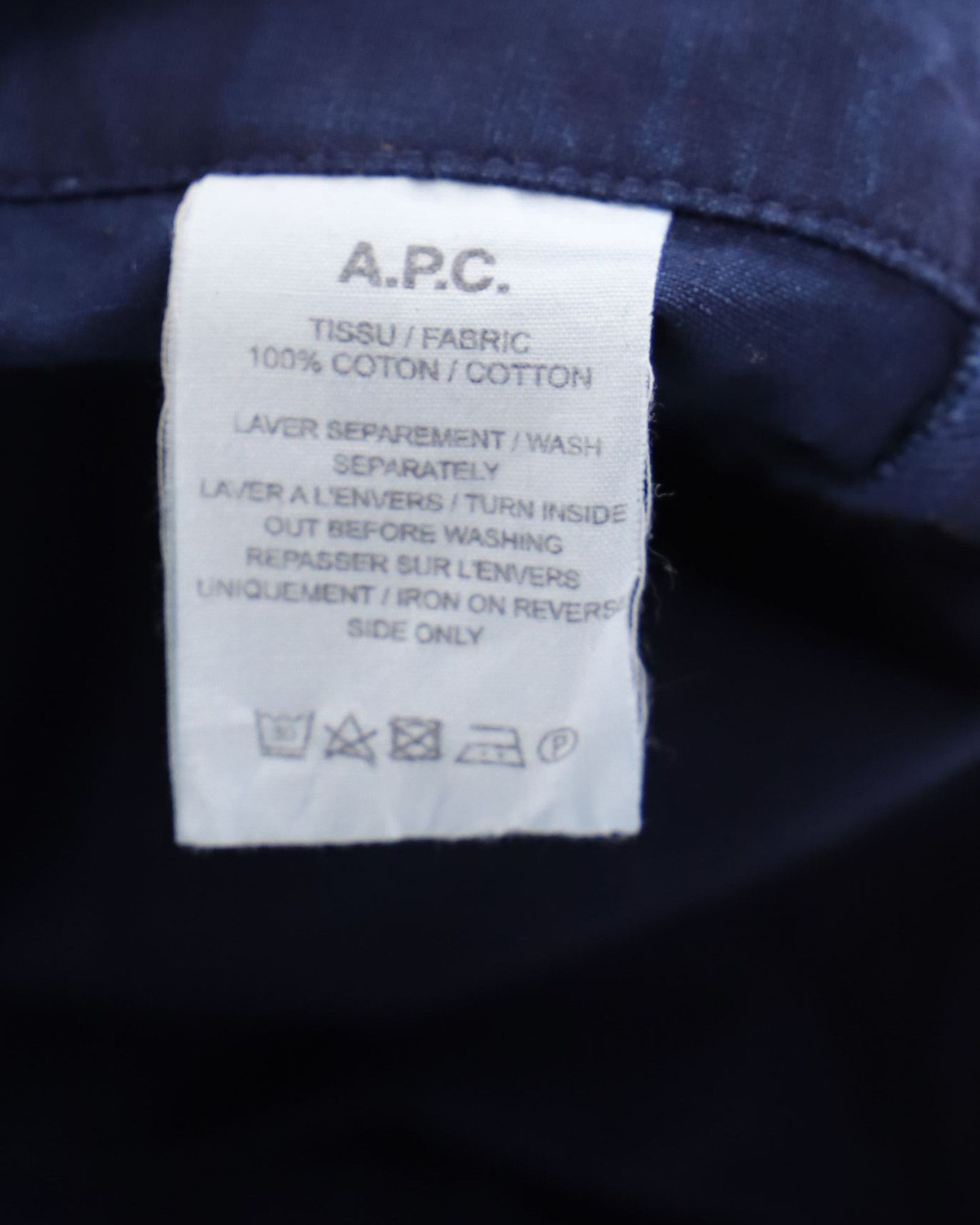A.P.C. A.P.C. Buttoned Midi Skirt in Blue Cotton Denim Size 26" / US 2 / IT 38 - 4 Thumbnail
