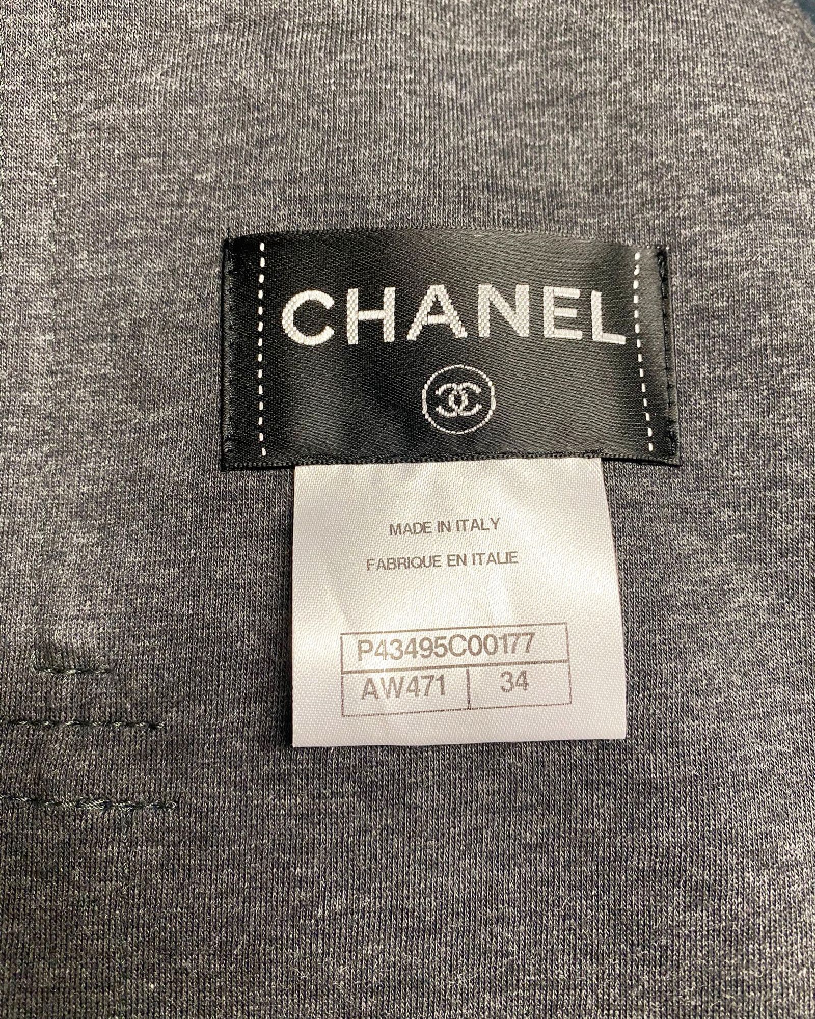 Chanel Chanel Motor Jacket in Green Leather Size XS / US 0-2 / IT 36-38 - 3 Thumbnail