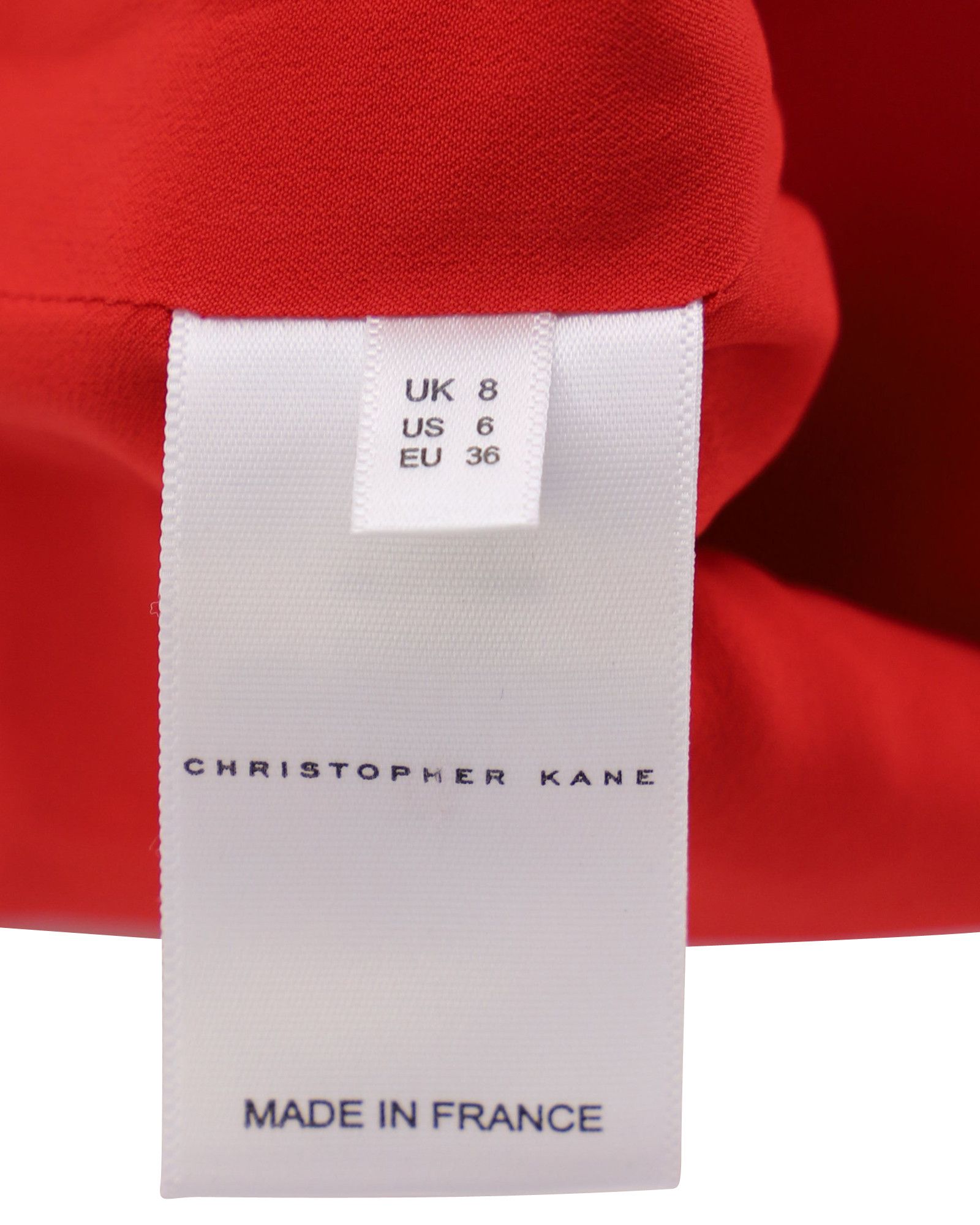 Christopher Kane Christopher Kane Crystal Embellished Mini Dress in Red Wool Size XS / US 0-2 / IT 36-38 - 5 Thumbnail