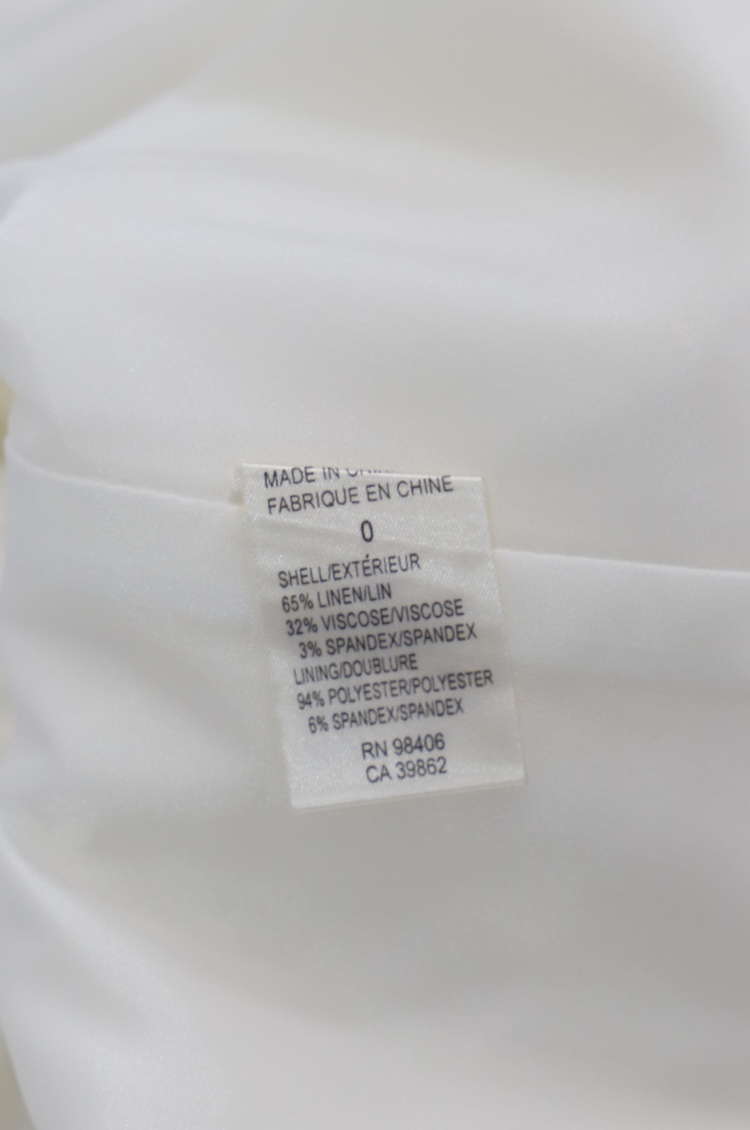 Theory Theory Alfa Dress in White Linen Size XS / US 0-2 / IT 36-38 - 6 Thumbnail