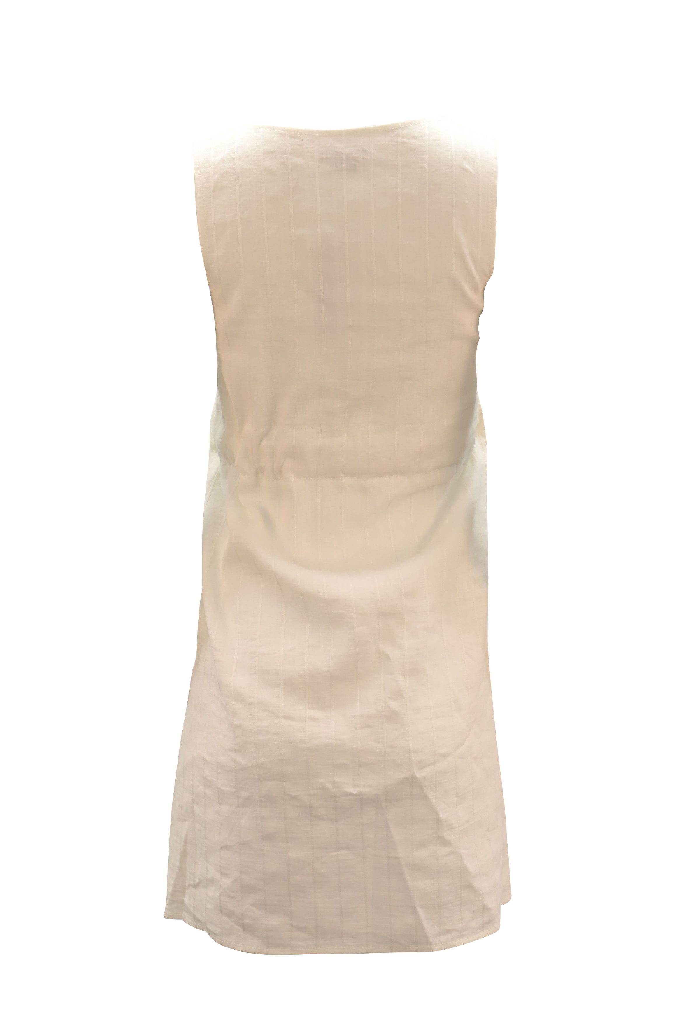 Theory Theory Alfa Dress in White Linen Size XS / US 0-2 / IT 36-38 - 2 Thumbnail